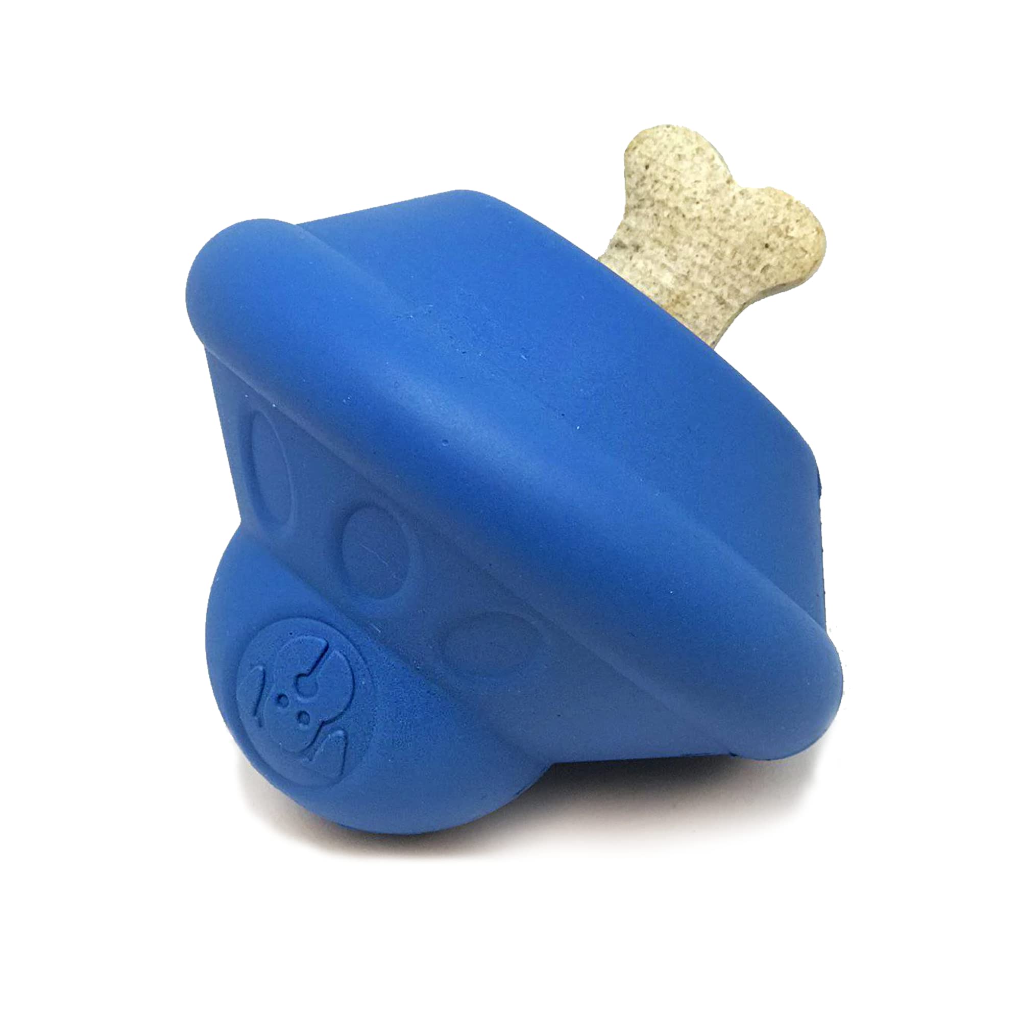 SodaPup Spotnik Flying Saucer - Durable Dog Treat Dispenser & Chew Toy | Non-Toxic Natural Rubber | Made in USA | Mental Stimulation & Anxiety Relief for Dogs | Perfect for Training, Playtime & Teething Puppies