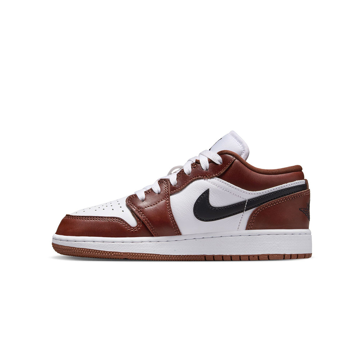 Kids Air Jordan 1 Low SE 'Dark Pony' Sneakers - Lightweight Basketball Shoes for Boys & Girls - Durable Comfort for School, Play & Sports Activities