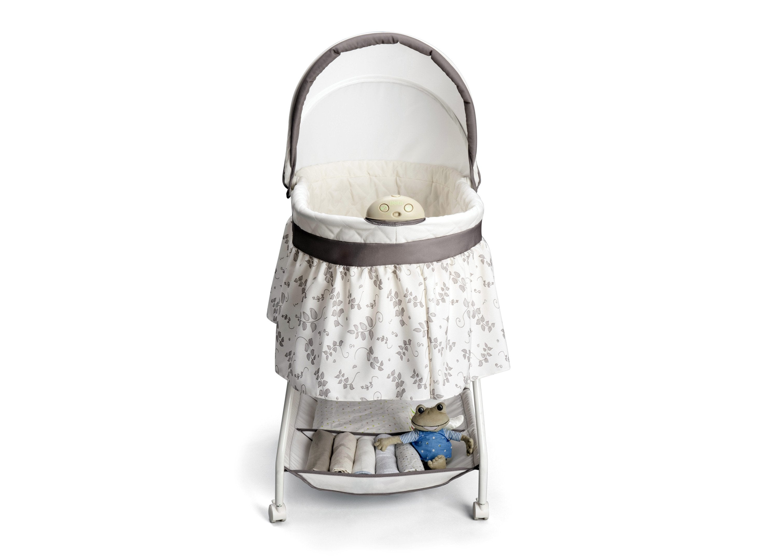 Premium Sweet Beginnings Bassinet for Newborns - Soft & Comfortable Baby Crib with Breathable Mesh - Perfect for Nursery, Bedroom, and Travel Use
