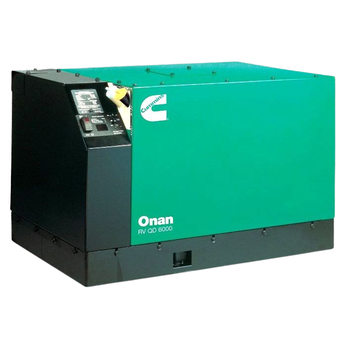 New Cummins Onan QD 6000 6kW RV Diesel Generator - 6HDKAH 1044 Model, 120V Single Phase, Liquid Cooled - Perfect for RV Camping, Off-Grid Living & Emergency Power Backup