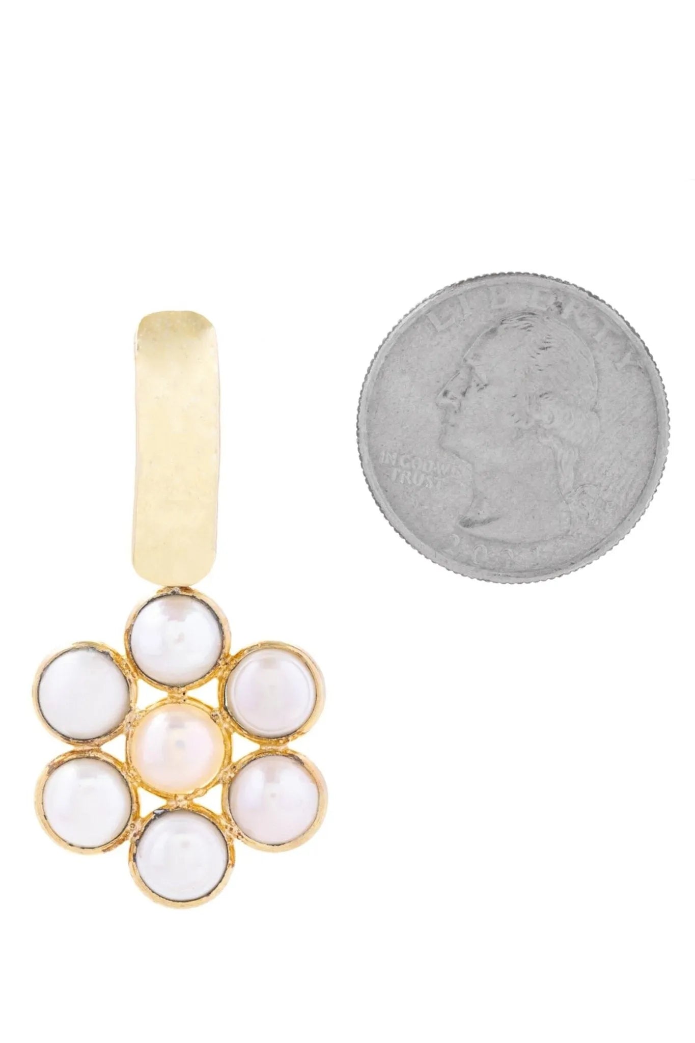 Elegant Floral Freshwater Pearl Drop Earrings for Women - Perfect for Weddings, Parties & Special Occasions