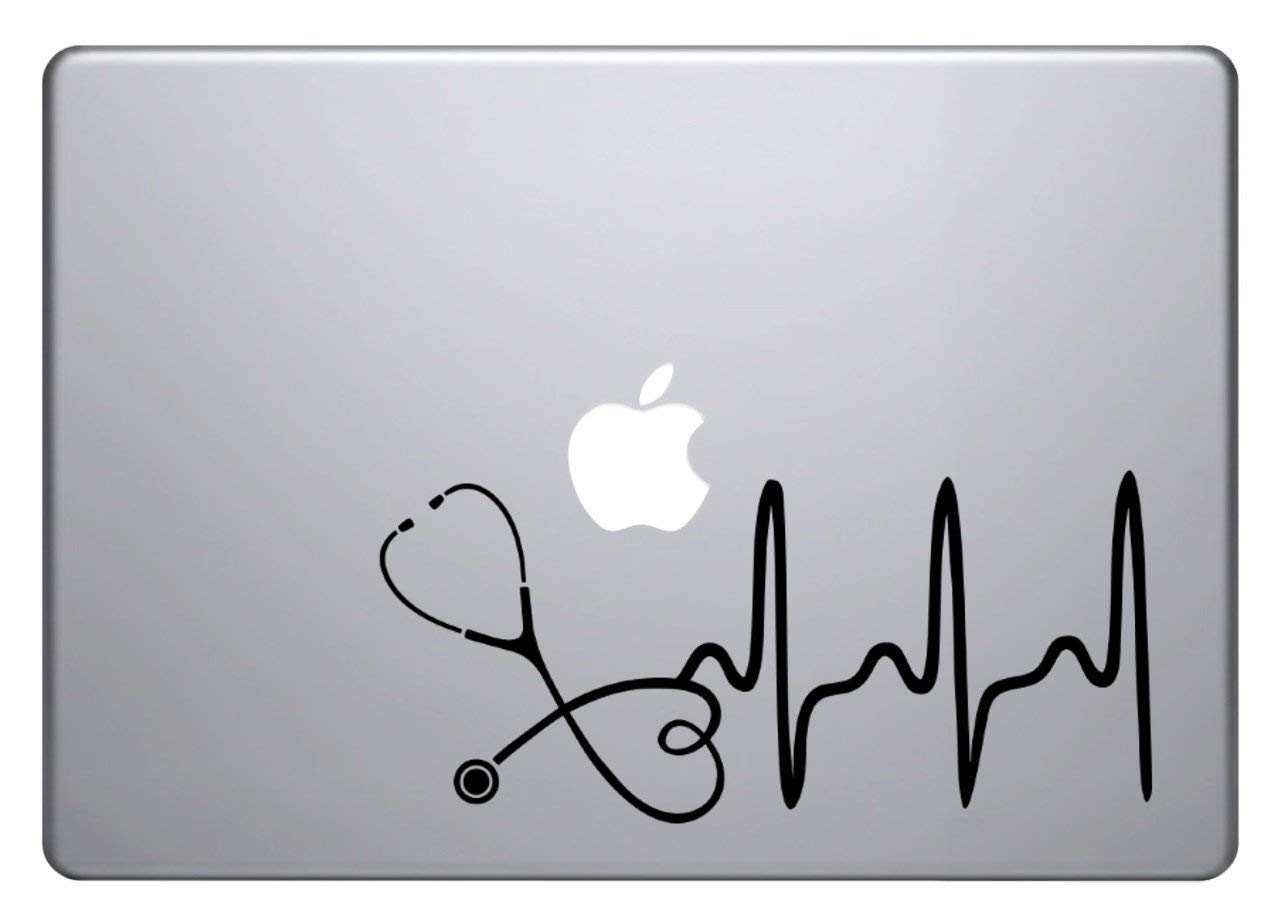 Premium Stethoscope Decal Sticker - Waterproof Vinyl for Laptop, Car, Wall & Home Decor | Perfect for Nurses, Doctors & Medical Students