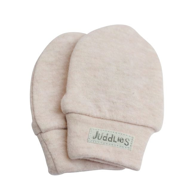 Juddlies Baby Scratch Mittens - Soft Rosewater Fleck Design for Newborns - Prevent Scratching & Protect Skin - Perfect for Sleeping, Nursing & Playtime