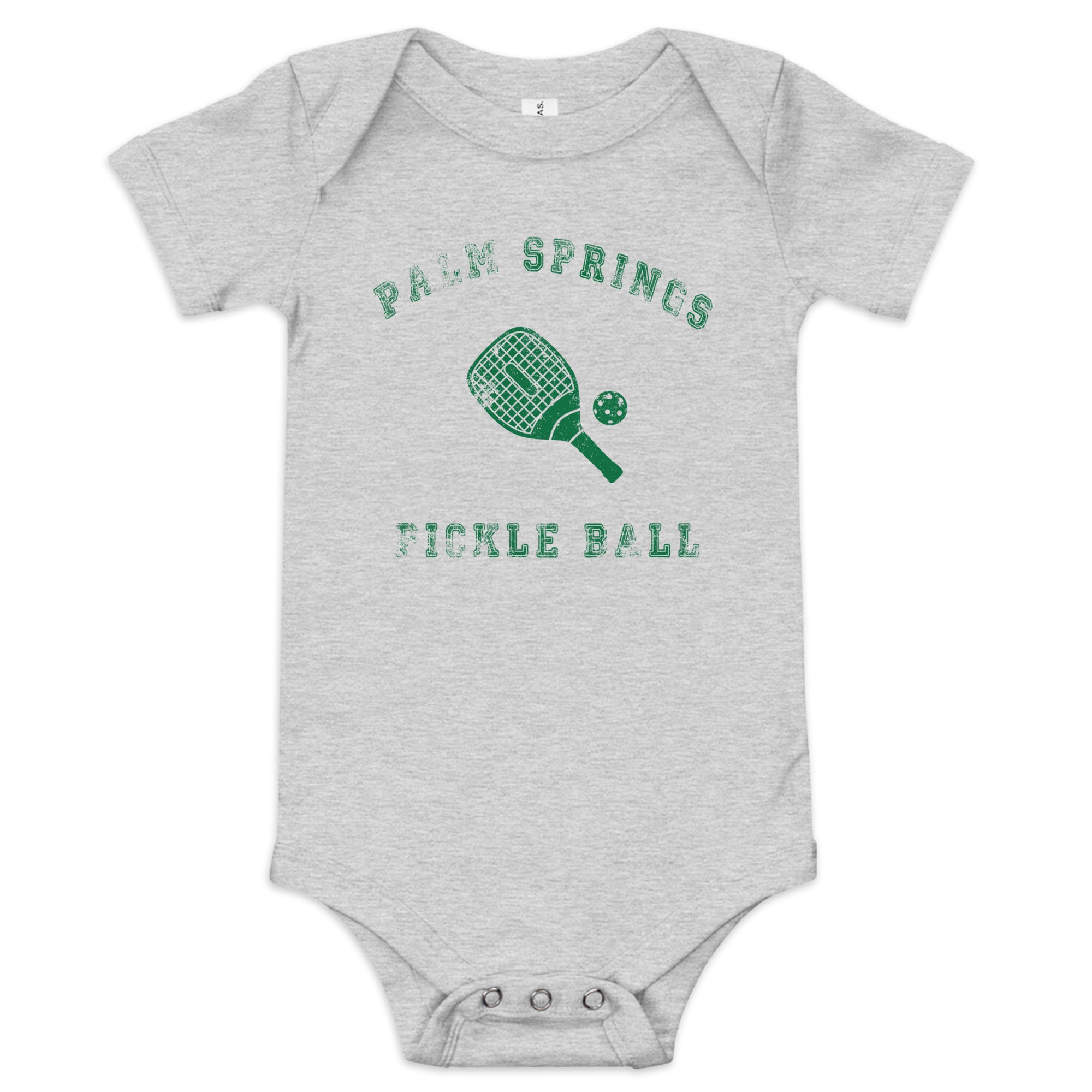 Adorable Palm Springs Pickleball Baby Onesie - Cute & Comfortable Infant Bodysuit for Pickleball Fans & Outdoor Activities