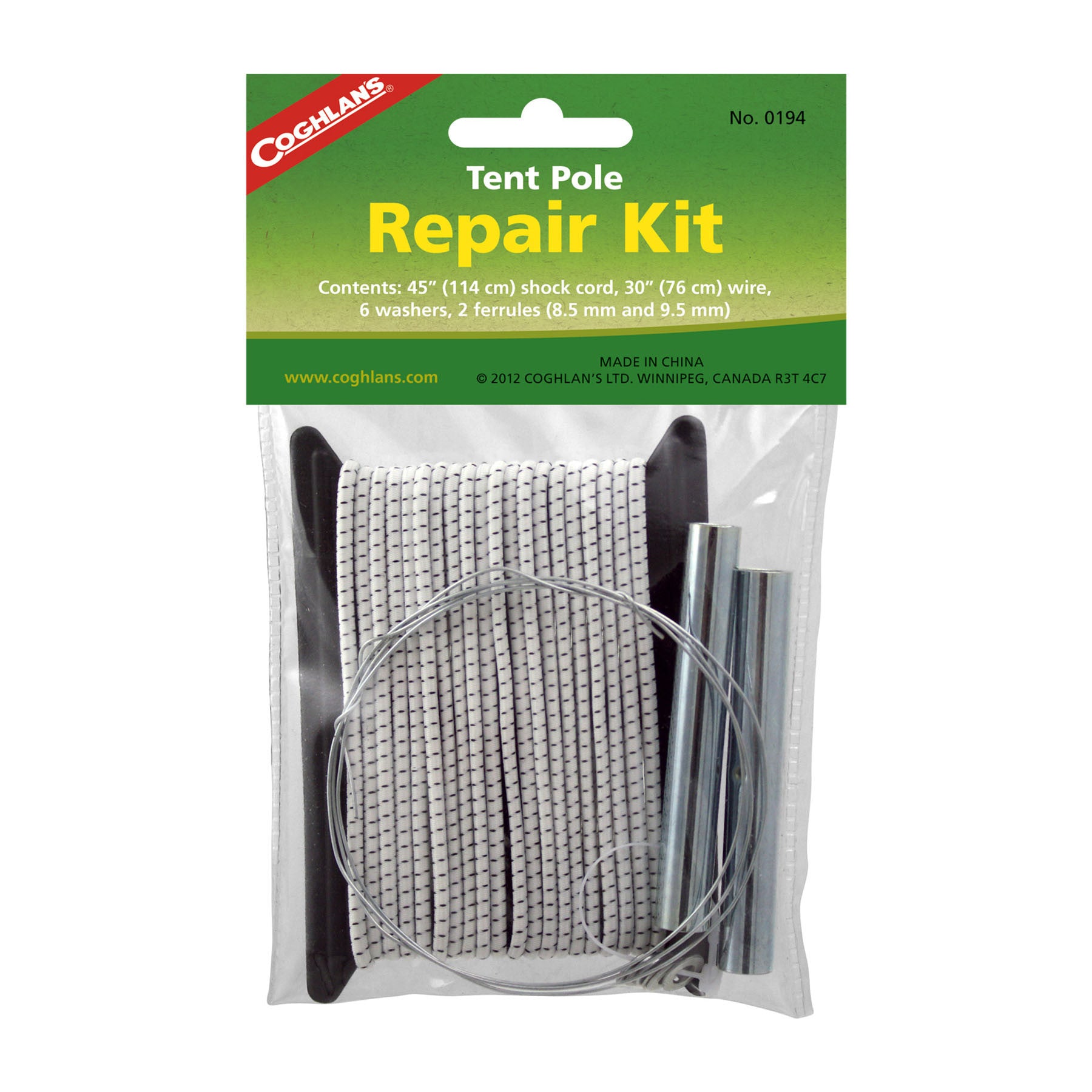 Coghlan's Tent Pole Repair Kit - Lightweight & Durable for Emergency Tent Repairs - Perfect for Camping, Hiking & Outdoor Adventures
