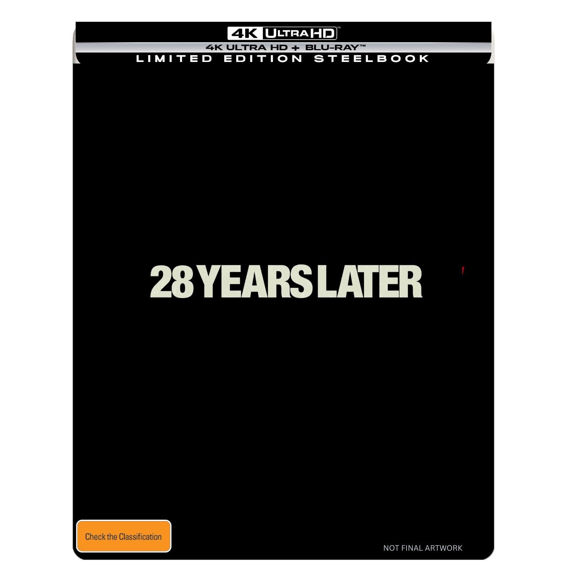 28 Years Later (Steelbook) - Collector's Edition Blu-ray | Post-Apocalyptic Horror Movie | Perfect for Movie Nights & Halloween Screenings