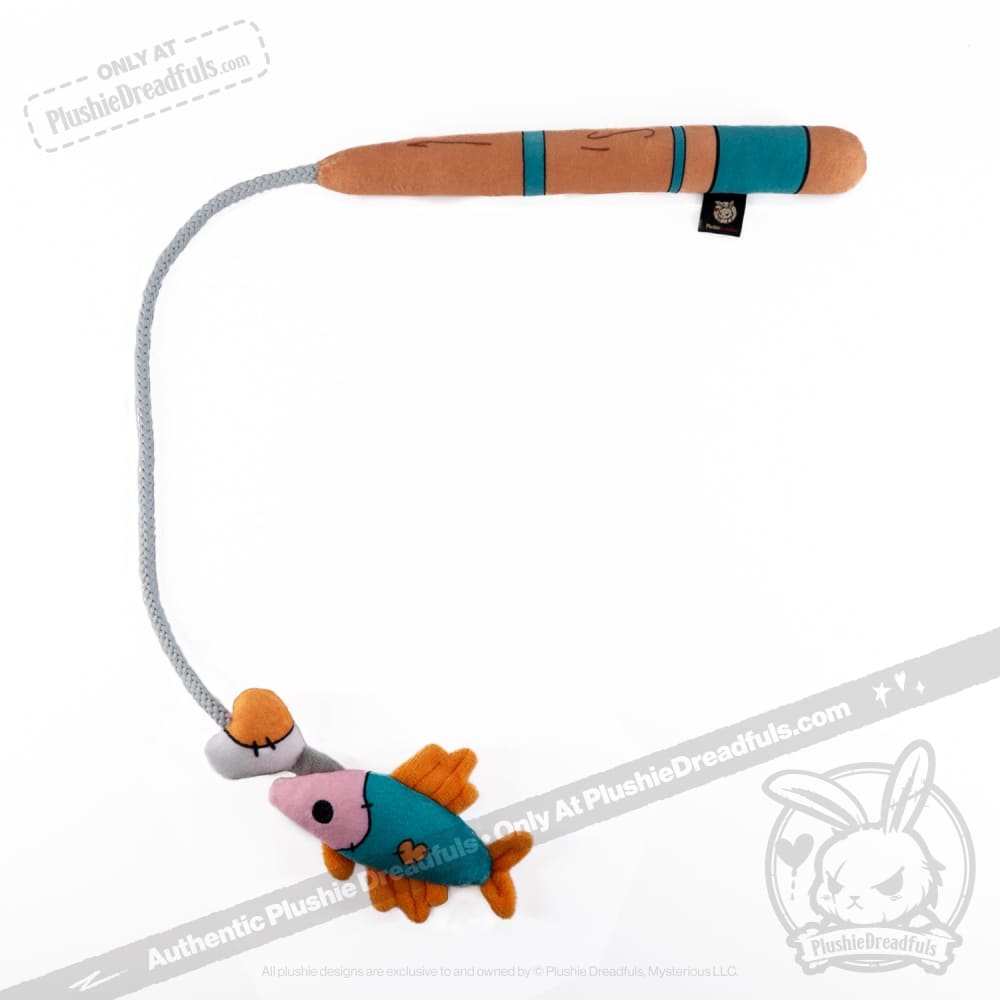 Magnetic Fishing Rod Plush Toy - Soft Stuffed Animal Catcher Game for Kids | Fun Indoor & Outdoor Play, Birthday Gifts, Party Favors