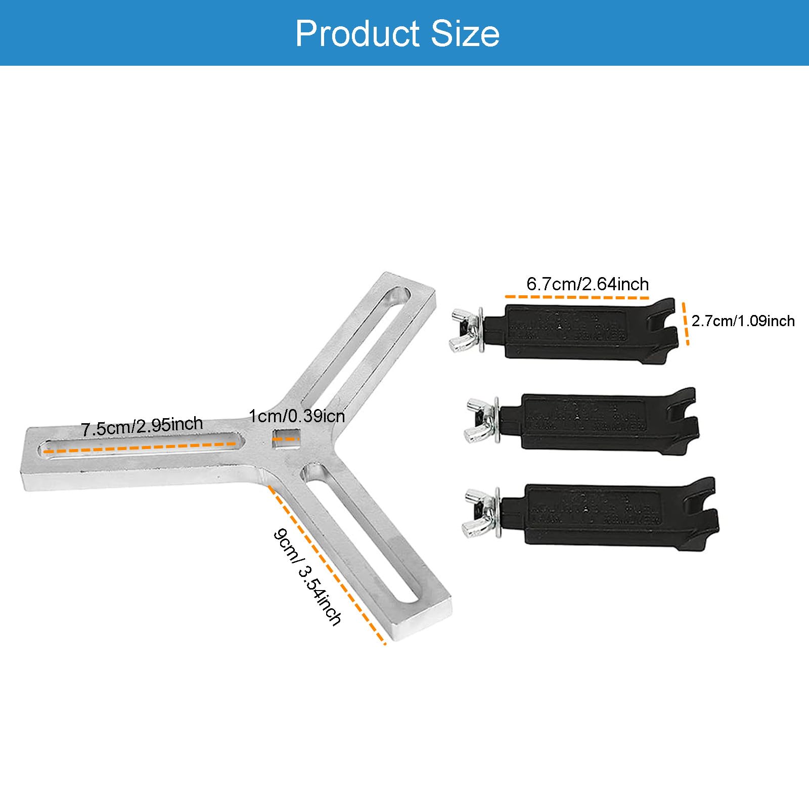Universal Fuel Pump Removal Tool - Adjustable 3 Jaw Fuel Tank Lock Ring Spanner (2.16