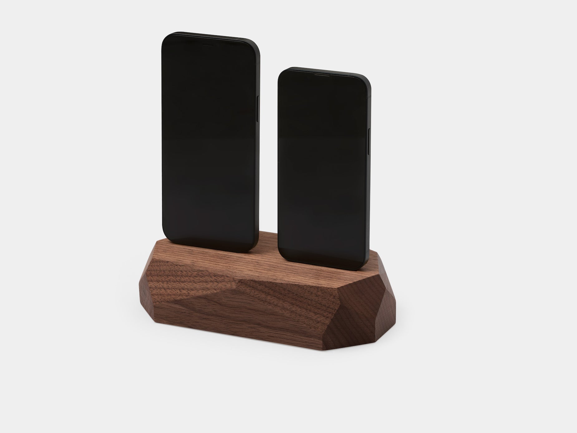 Dual Dock Charging Station - Fast Wireless Charger for iPhone & Android - Perfect for Home, Office, and Travel Use