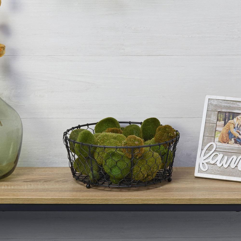 Farmers Market Fresh Fruit Basket - Handwoven Natural Rattan Centerpiece for Kitchen, Dining Table & Home Decor - Perfect for Parties, Gifts & Healthy Snacking