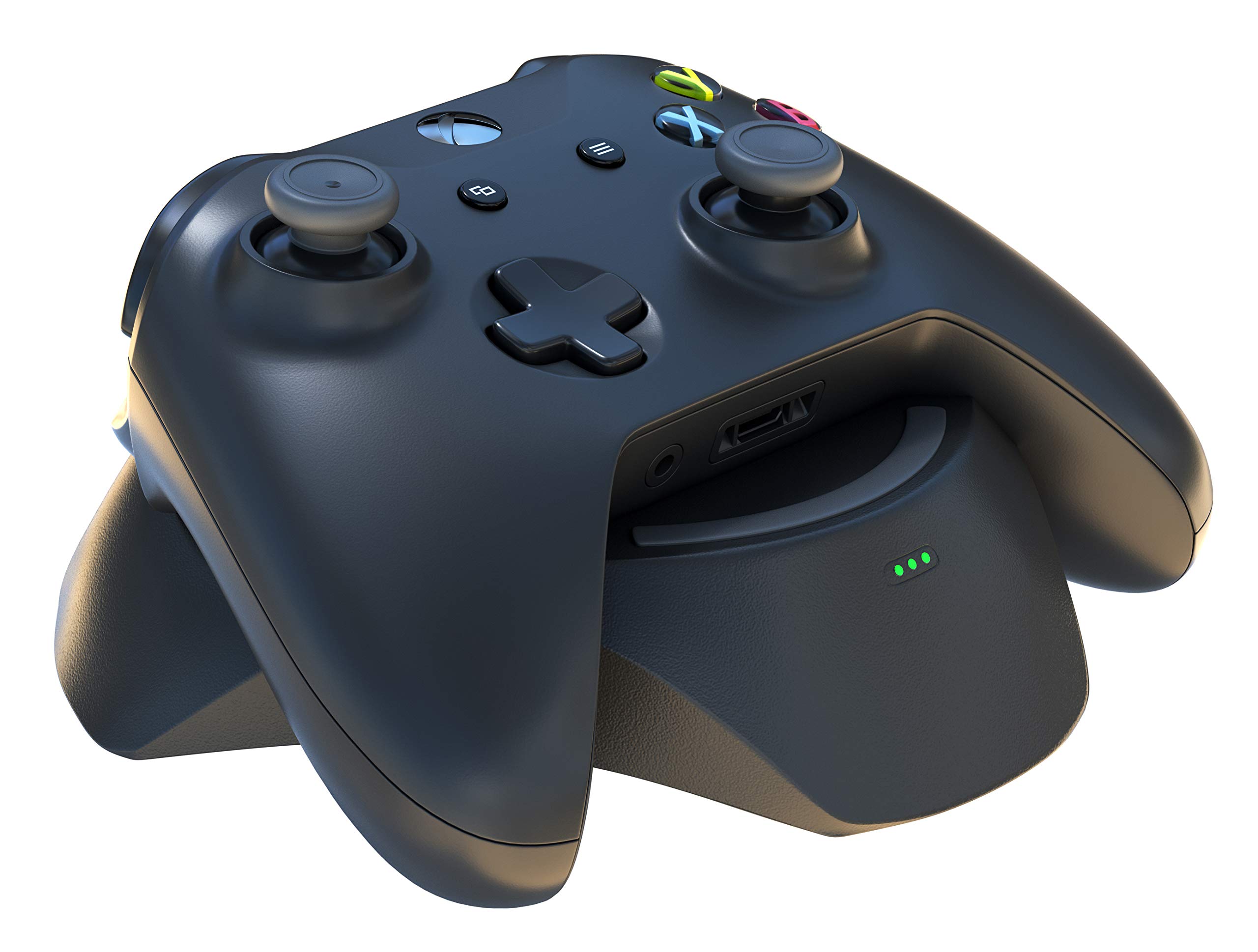 Skywin Wireless Xbox Charging Station - Qi Fast Charger Dock with Battery Pack for Xbox One/Xbox Series X|S Controllers - Perfect for Gaming Sessions & Multiplayer Setups
