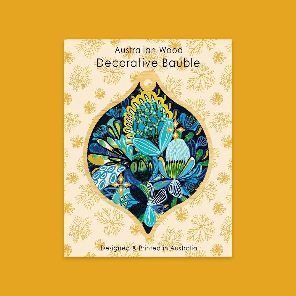 Azure Natives Christmas Ornament Bauble - Handmade Holiday Tree Decorations for Xmas, Winter & Home Decor - Perfect for Christmas Trees, Gift Exchanges & Festive Party Decorations