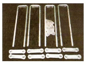 Mytee Products Heavy Duty Headache Rack Mounting Kit - Complete Cab Rack Installation Kit with U-Bolts, Tie-Plates & Nuts - Perfect for Truck Bed Protection & Secure Cargo Transport