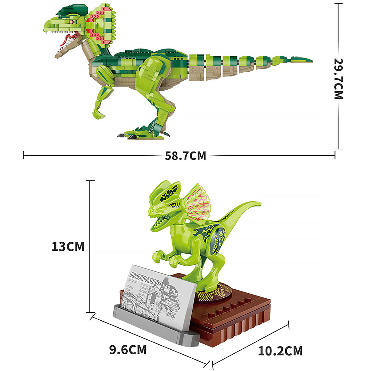 Forange BLOCK FC6202 Silophosaurus Dinosaur Building Blocks Set - 2075pcs STEM Educational Toy for Kids, Creative Construction Kit for Dinosaur Lovers - Perfect for Birthday Gifts, Classroom Activities & Family Bonding Time
