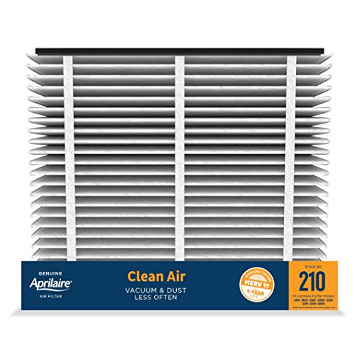Aprilaire 210 Replacement Furnace Air Filter MERV 11 for Whole Home Air Purifiers - 8 Pack - Dust & Allergen Reduction for Cleaner Indoor Air - Ideal for HVAC Systems, Furnaces & Air Purifiers