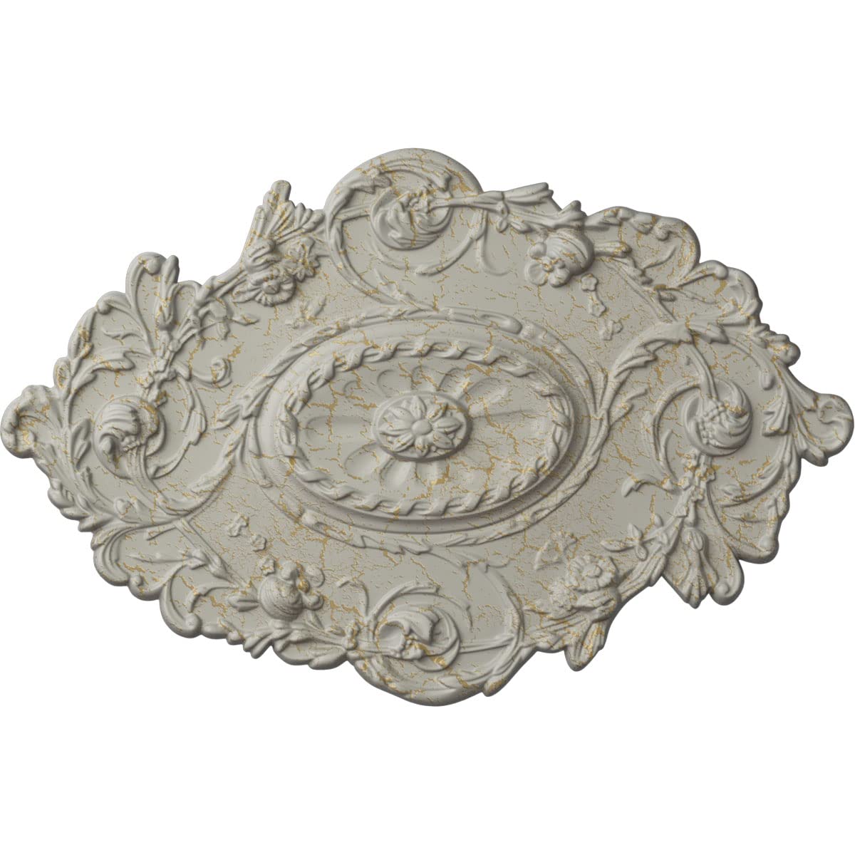Ekena Millwork CM30SGPCC Strasbourg Decorative Ceiling Medallion - 30.5