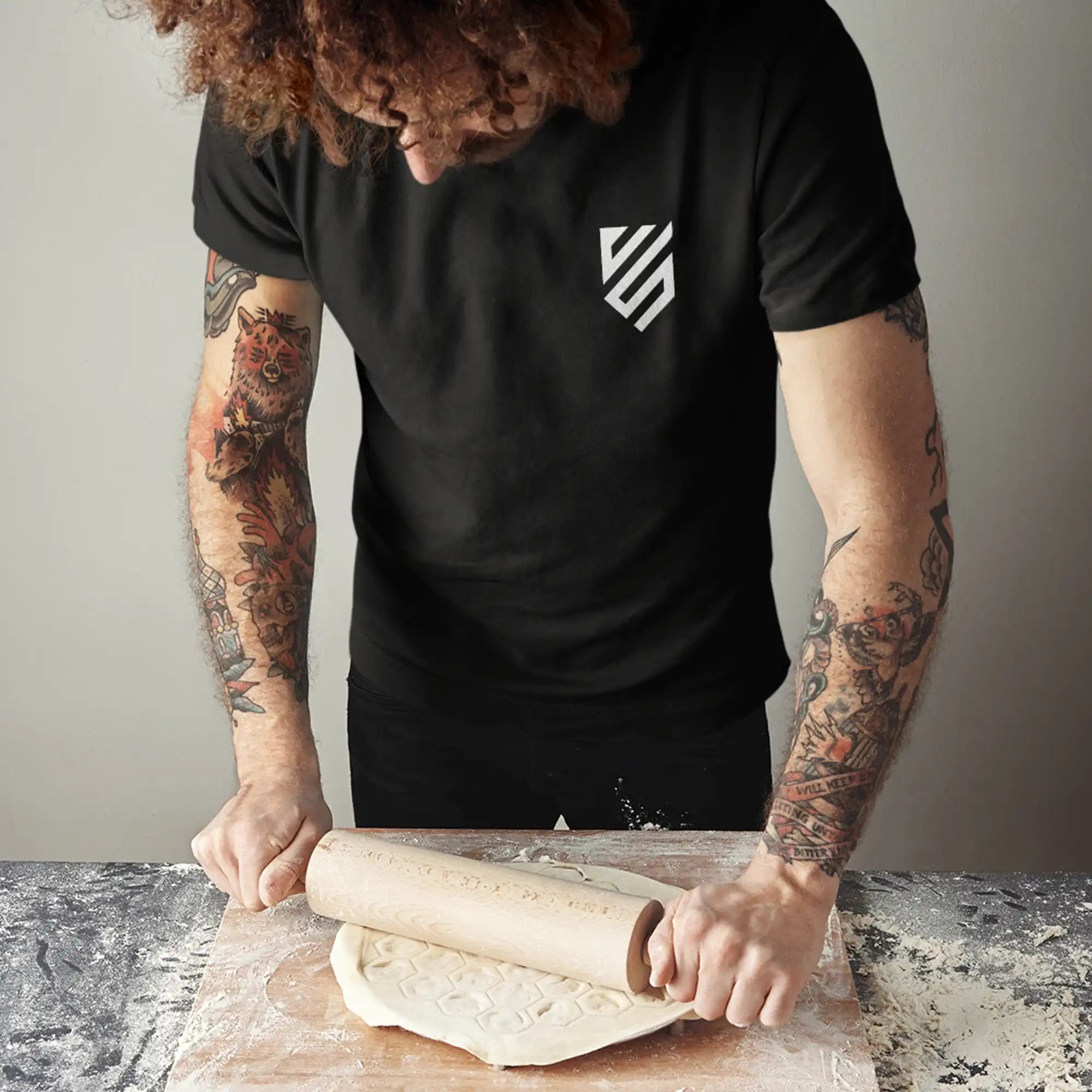 Chef Sac® Premium Cotton Chef T-Shirt - Comfortable & Durable for Professional Cooking & Kitchen Work
