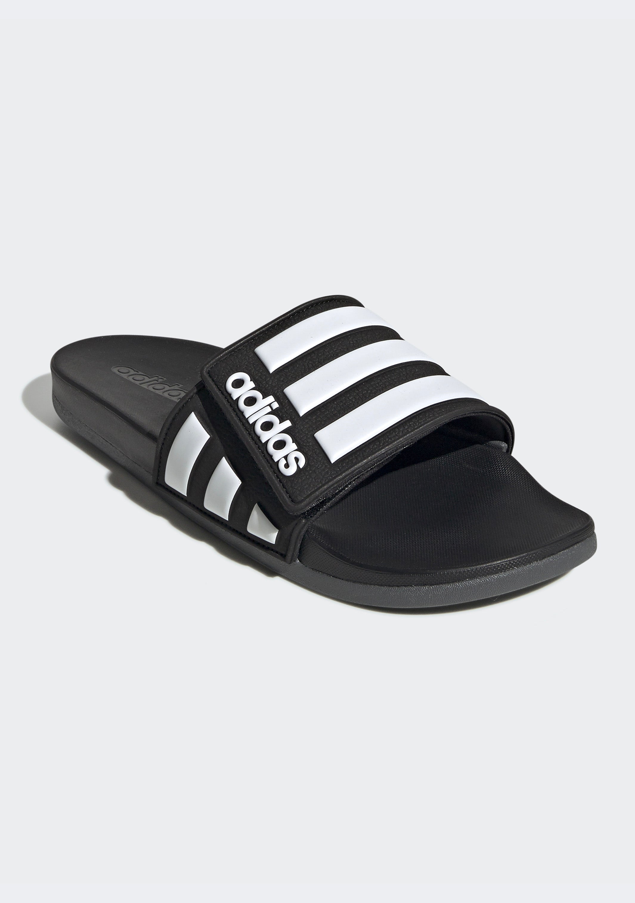 Adidas Men's Adilette Comfort Adjustable Slides - Lightweight Athletic Sandals for Gym, Pool & Beach - Perfect for Post-Workout & Summer Relaxation