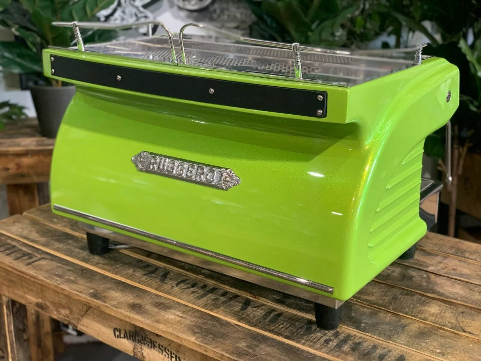 Expobar Ruggero 2 Group Commercial Espresso Machine - Green - Perfect for Cafes, Restaurants, and Coffee Shops