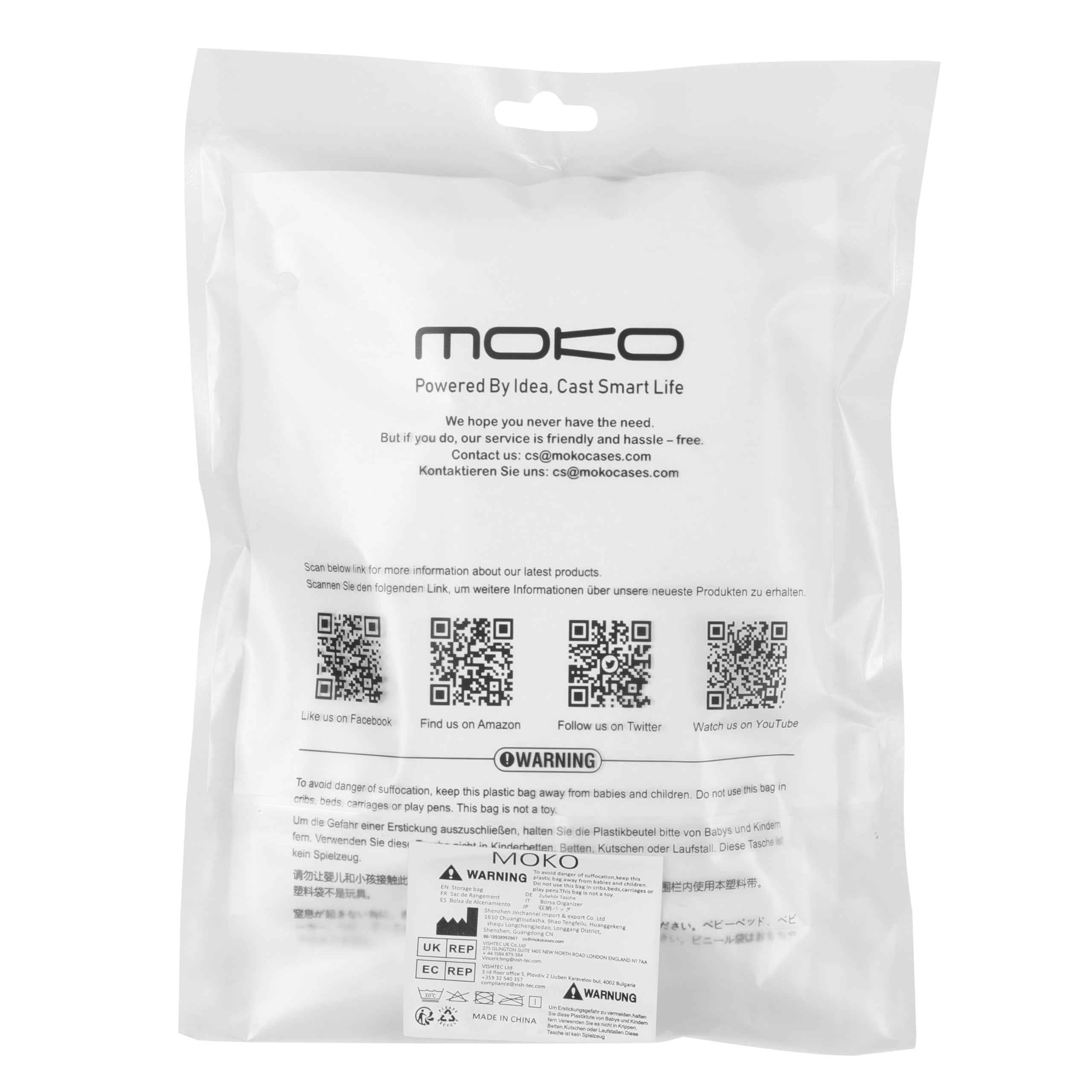 MoKo Hard Glasses Case - Durable Protective Eyewear Storage for Sunglasses & Prescription Glasses - Perfect for Travel, Home, and Office Use
