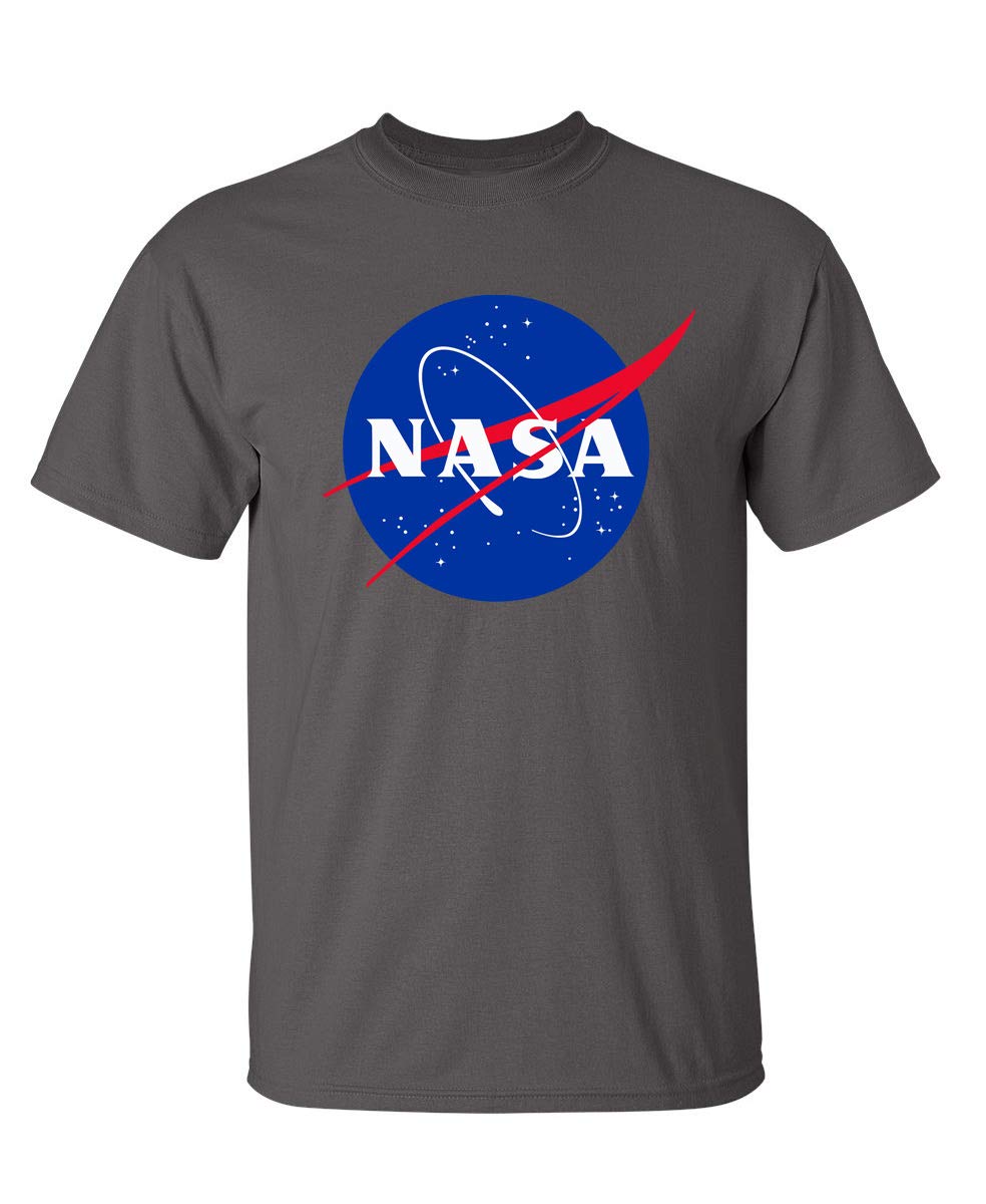 NASA Meatball Logo T-Shirt - Astronomy & Space Enthusiast Graphic Tee - Novelty Souvenir for Science Lovers - Perfect for Cosplay, Space Conventions & STEM Events