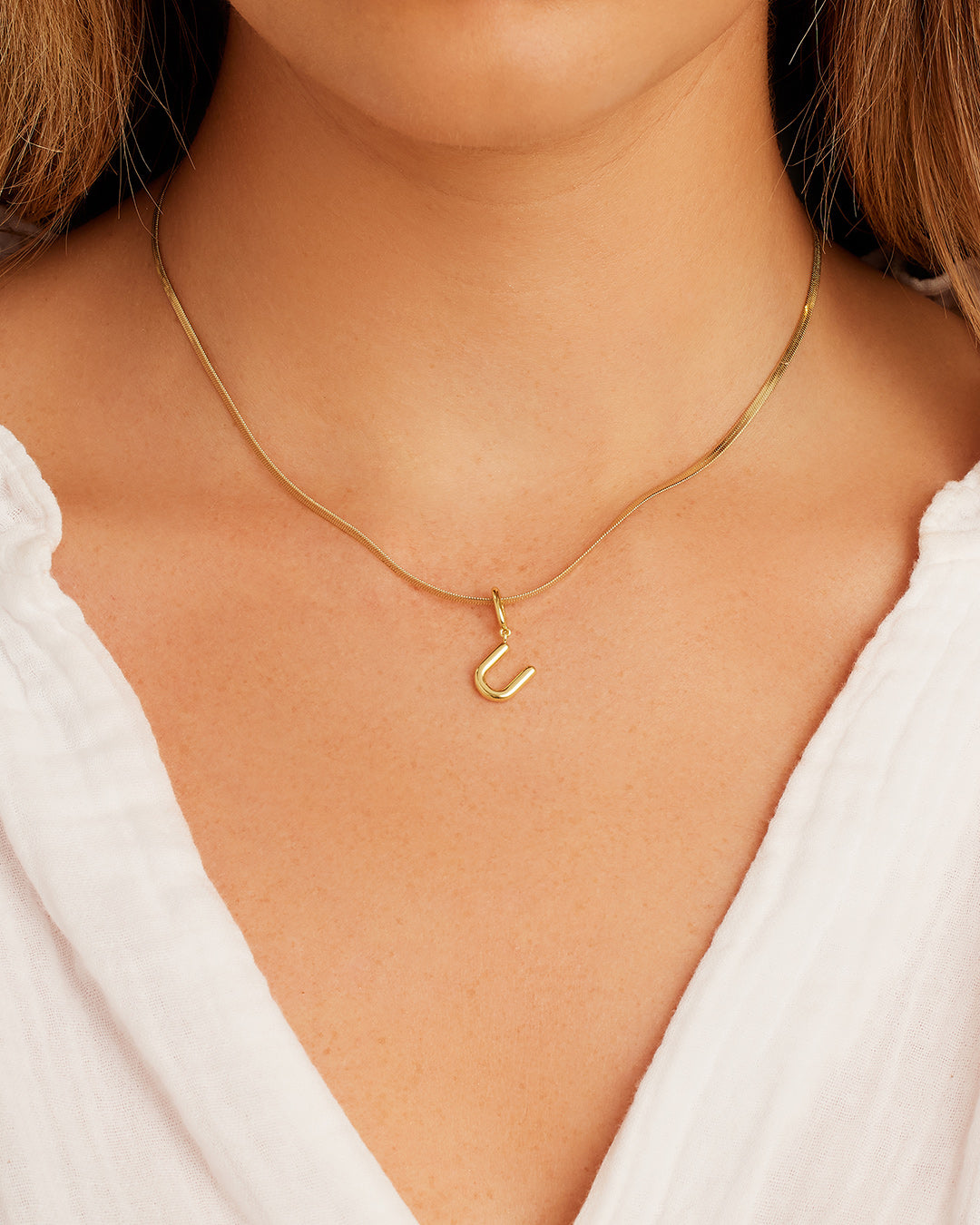 Alphabet Helium Parker Charm - Stylish Initial Letter Pendant Necklace for Women, Perfect for Gifts, Birthdays & Everyday Wear