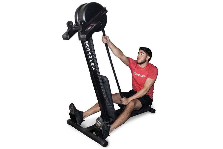 Ropeflex RX2300 Dual Position Rope Trainer for Home & Gym - Adjustable Speed Jump Rope for Boxing, MMA & CrossFit Training - Summer Sale with Extra 6% Off