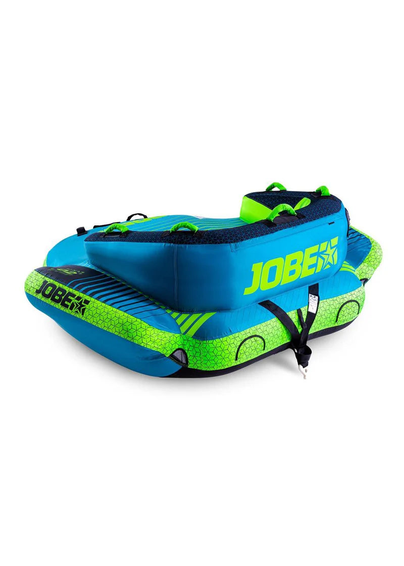 Jobe Binar 2-Person Towable Tube for Boating & Water Sports - High-Speed Inflatable Ride for Lakes & Beaches