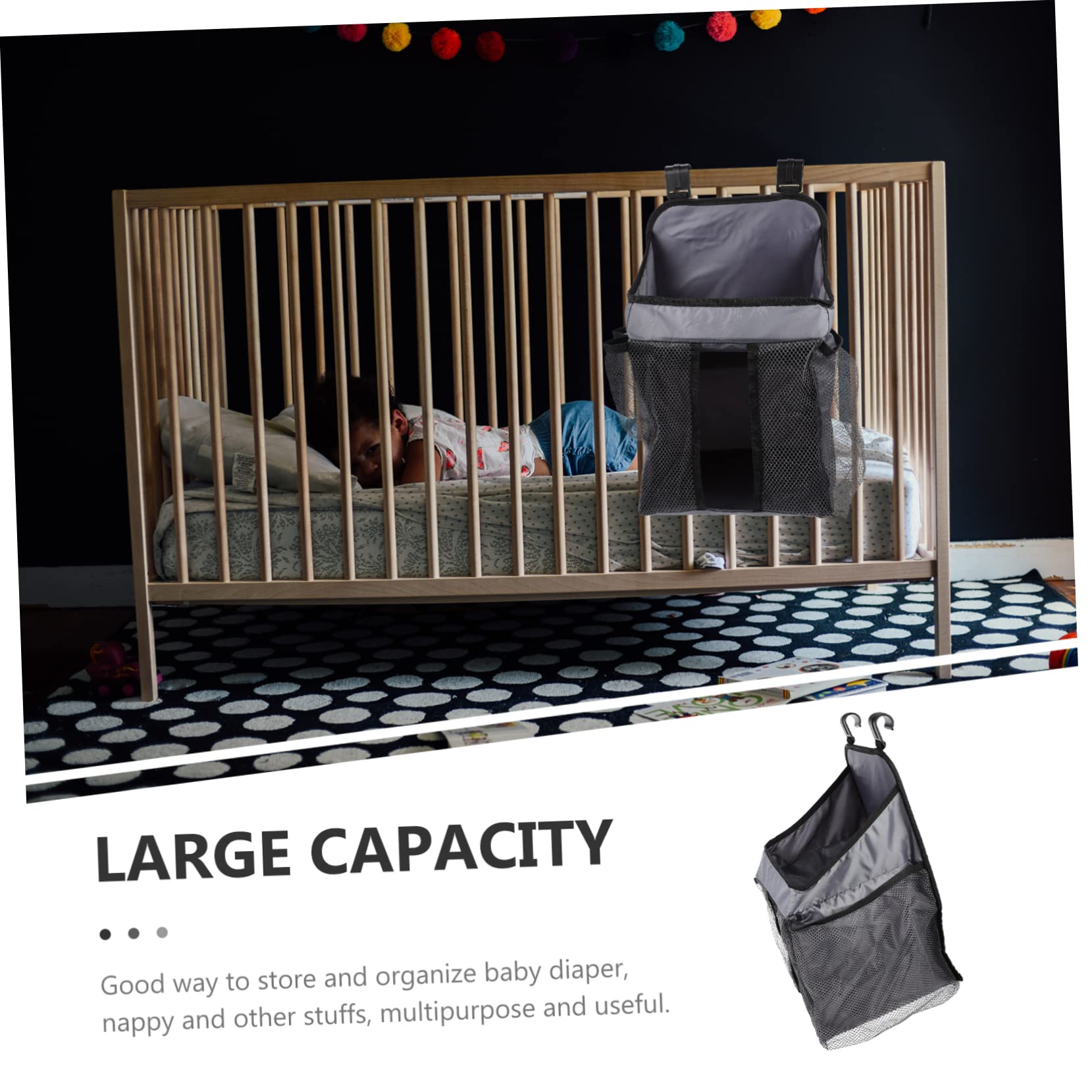 SAFIGLE 4-Piece Cosmetic Organizer Bags - Travel Makeup Storage Pouches for Baby Essentials, Diapers & Nursery Supplies | Portable Foldable Storage Solution for Moms & Home Organization