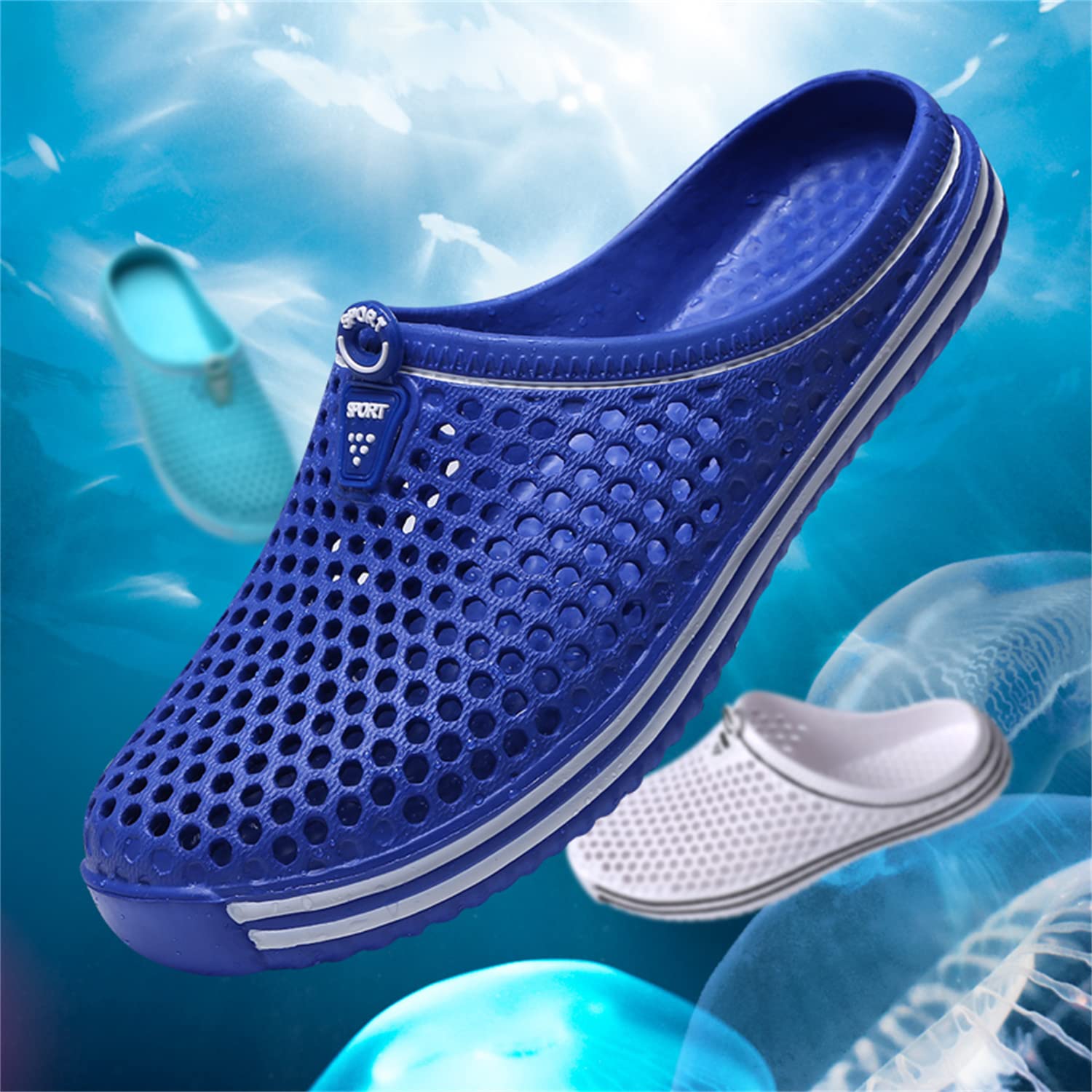 **MDPCX Women's Garden Clogs - Breathable Water Shoes for Beach, Bathing, Walking & Travel - Comfortable Slip-On Slippers for Home & Outdoor Use**