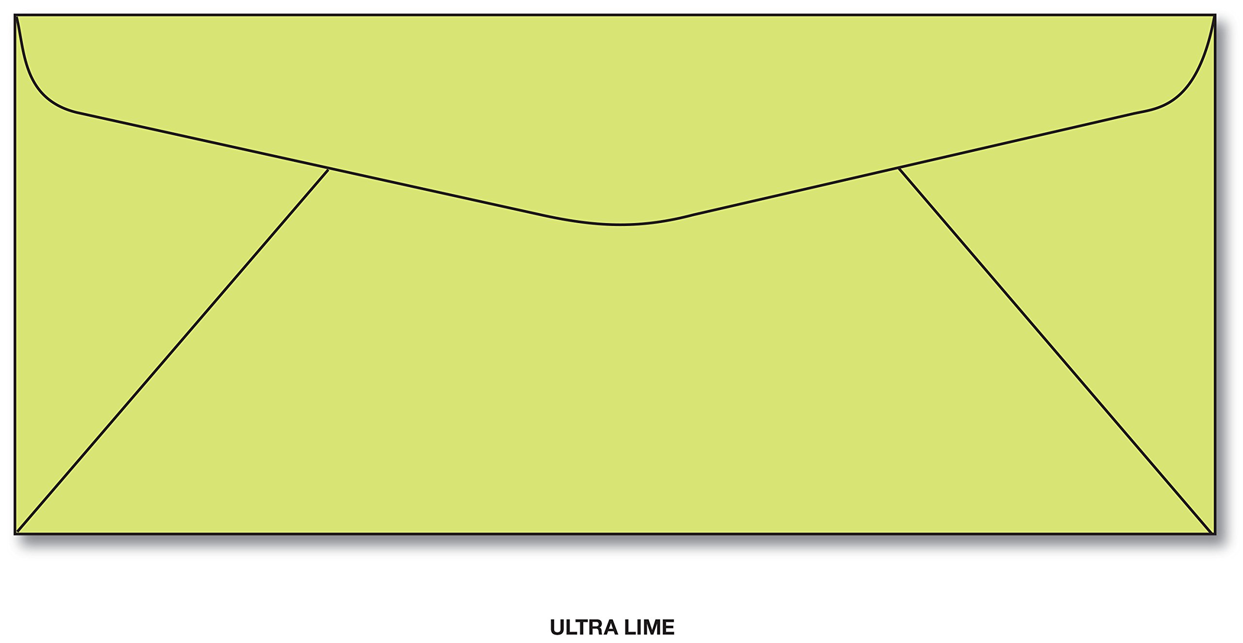 Ultra Lime #10 Business Envelopes - Pack of 100, 4 1/8 x 9 1/2 Inches, Self-Sealing, Premium Quality for Mailing, Office & Legal Documents - Perfect for Business Correspondence, Invoices & Mailing Needs