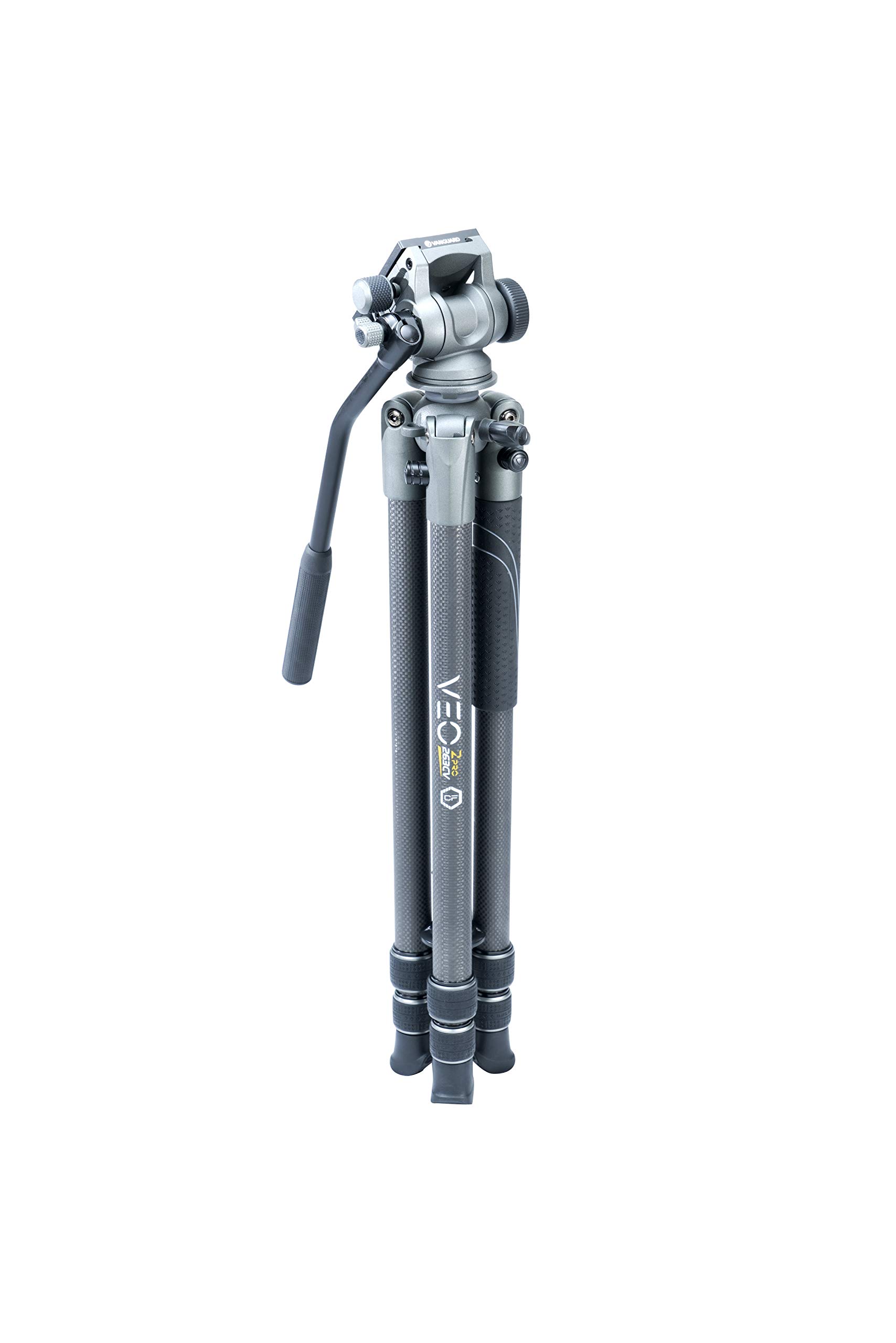 Vanguard VEO 2 PRO 263CV Carbon Fiber Tripod with Video Panhead - Lightweight Travel Tripod for DSLR Cameras, Perfect for Photography, Videography & Outdoor Adventures