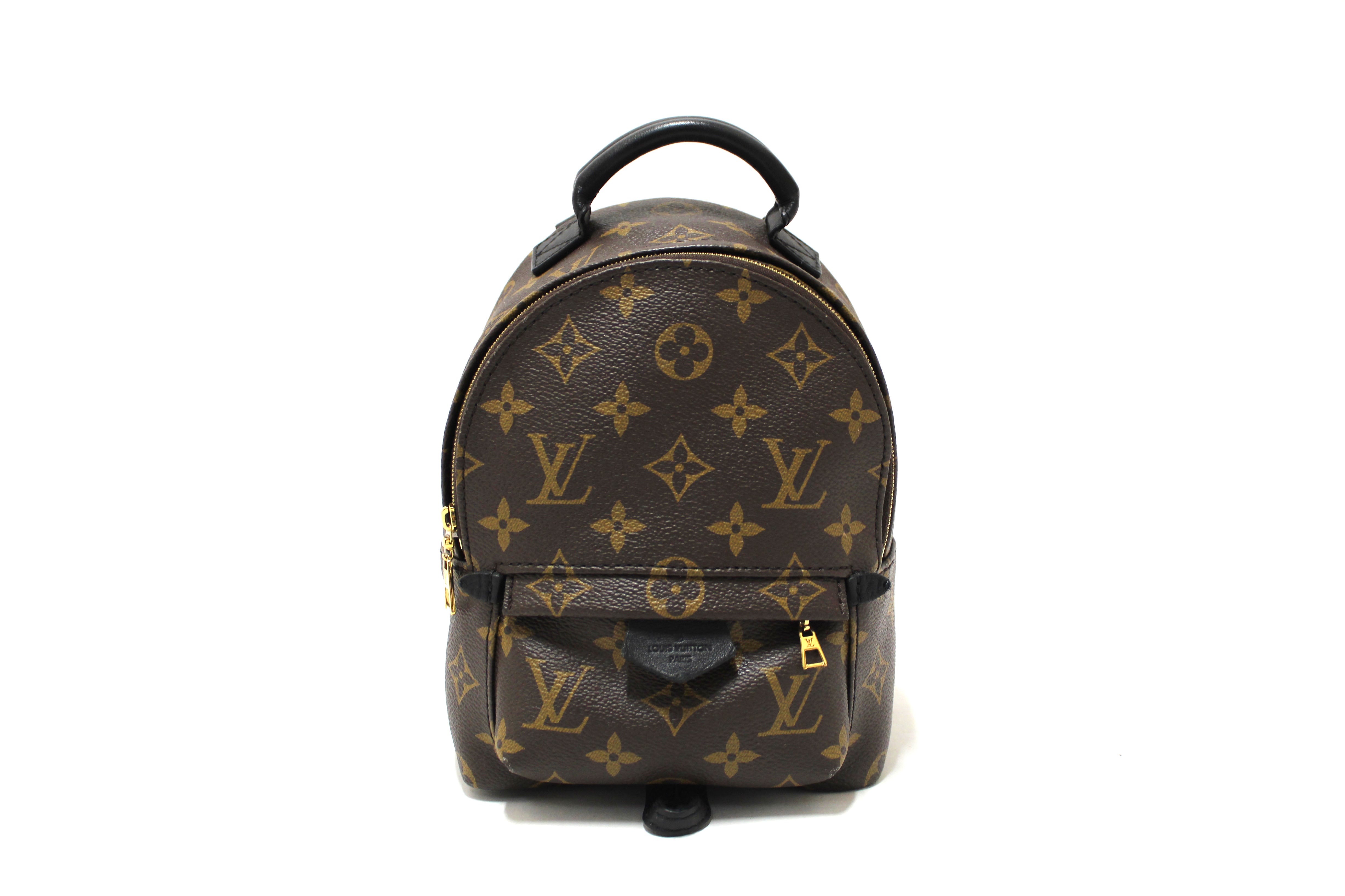 Authentic Louis Vuitton Monogram Palm Springs Mini Backpack - Luxury Designer Crossbody Bag for Women, Perfect for Travel, Shopping & Daily Use