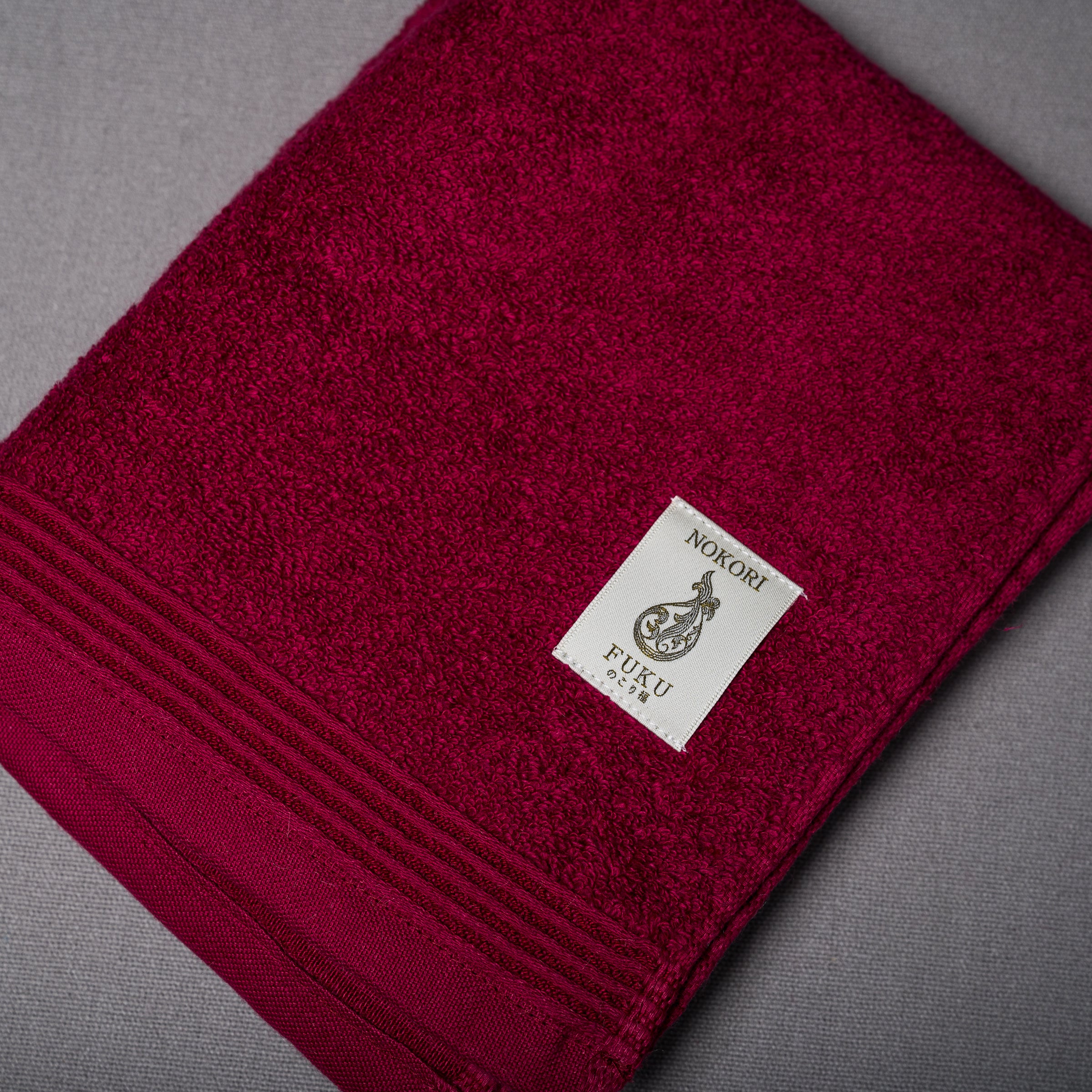 Premium Nokori Fuku Hand Towel - 4 Colors, Soft & Absorbent Japanese Cotton Towels for Kitchen, Bathroom & Spa Use