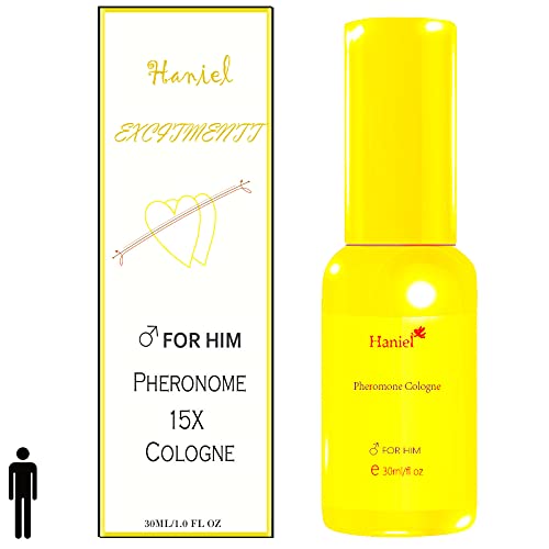 Haniel Men's Cologne with Pheromones - Attract Women & Boost Confidence | Musk Fragrance Oil Spray Perfume for Men | Spice Scented Cologne for Date Night, Work & Special Occasions