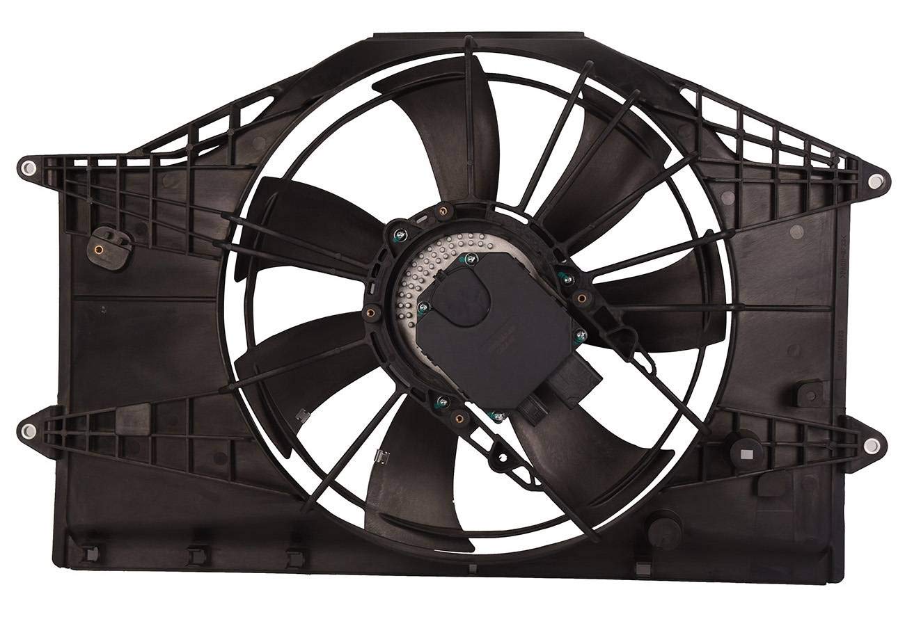 Bapmic Cooling Fan Assembly Replacement for Honda Civic 2016 2017 2018 2019 - Compatible with OEM Part 190155AAA01 - Perfect for Engine Overheating Prevention & AC System Repair