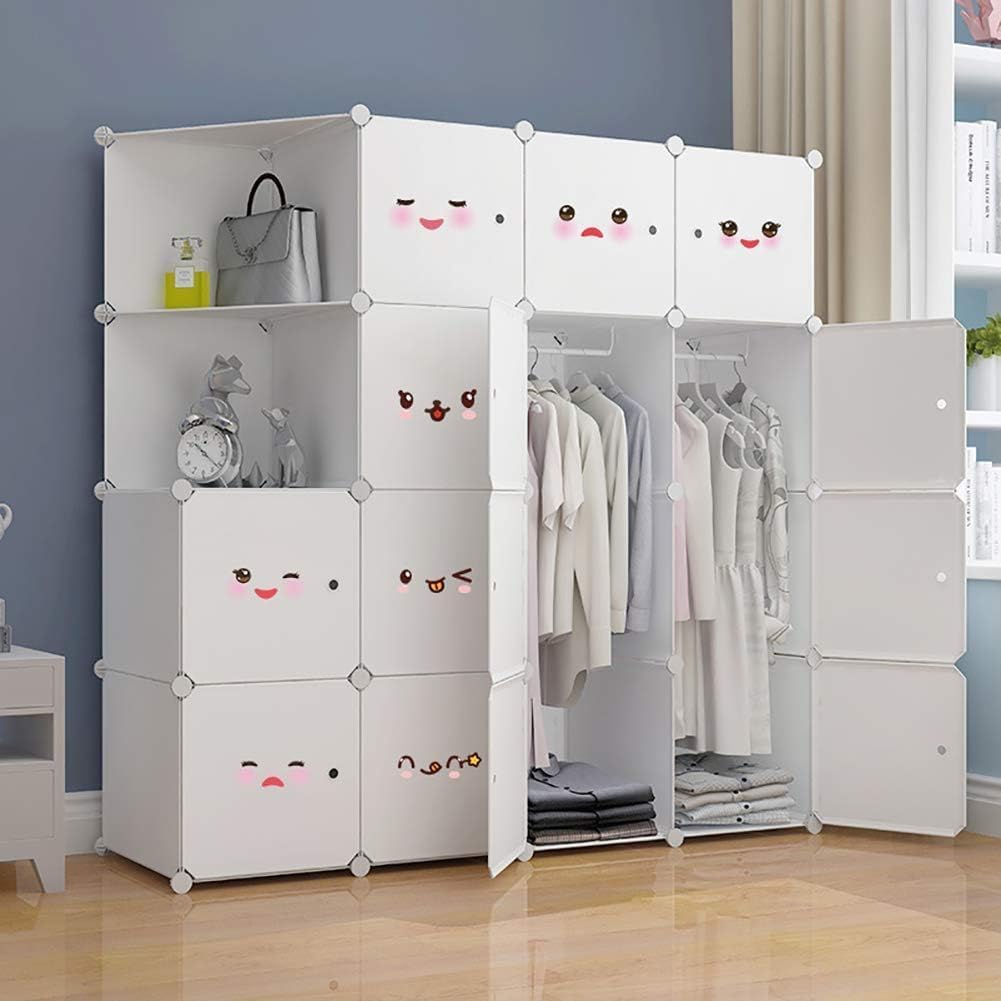 20 Pcs White Wire Cube Connectors - Modular Closet Storage Organizer & Wire Grid Cube Shelving System - Plastic Connectors for DIY Storage, Shelving, and Closet Organization (Perfect for Bedroom, Garage, and Office Storage Solutions)