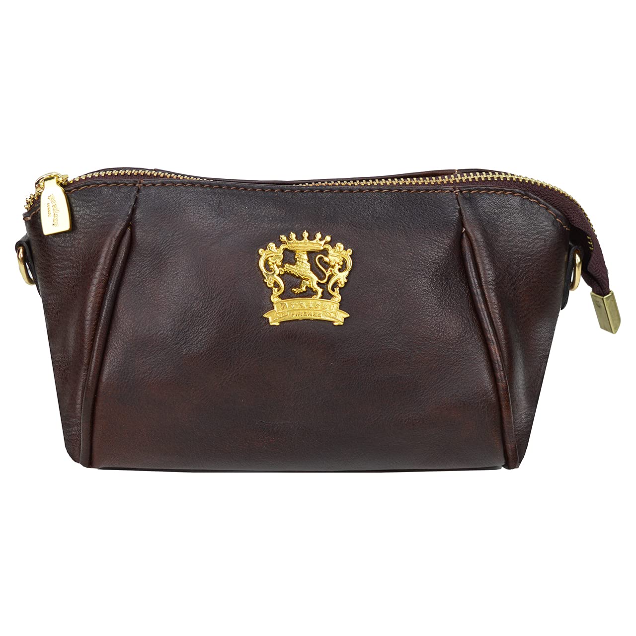 Premium Pratesi Genuine Cow Leather Handbag for Women - Loro Ciuffenna Coffee Brown Crossbody Purse - Perfect for Work, Travel & Everyday Use