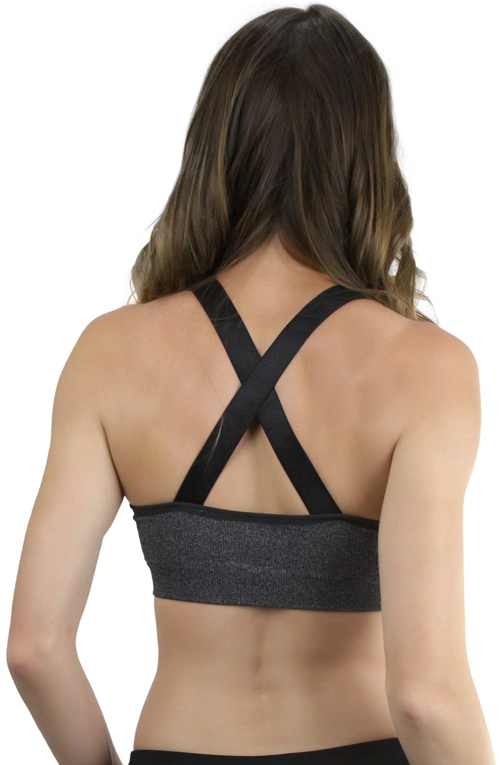 ToBeInStyle Women's Seamless Wire-Free Sports Bras & Bralettes - Supportive Comfort for Yoga, Gym & Everyday Wear