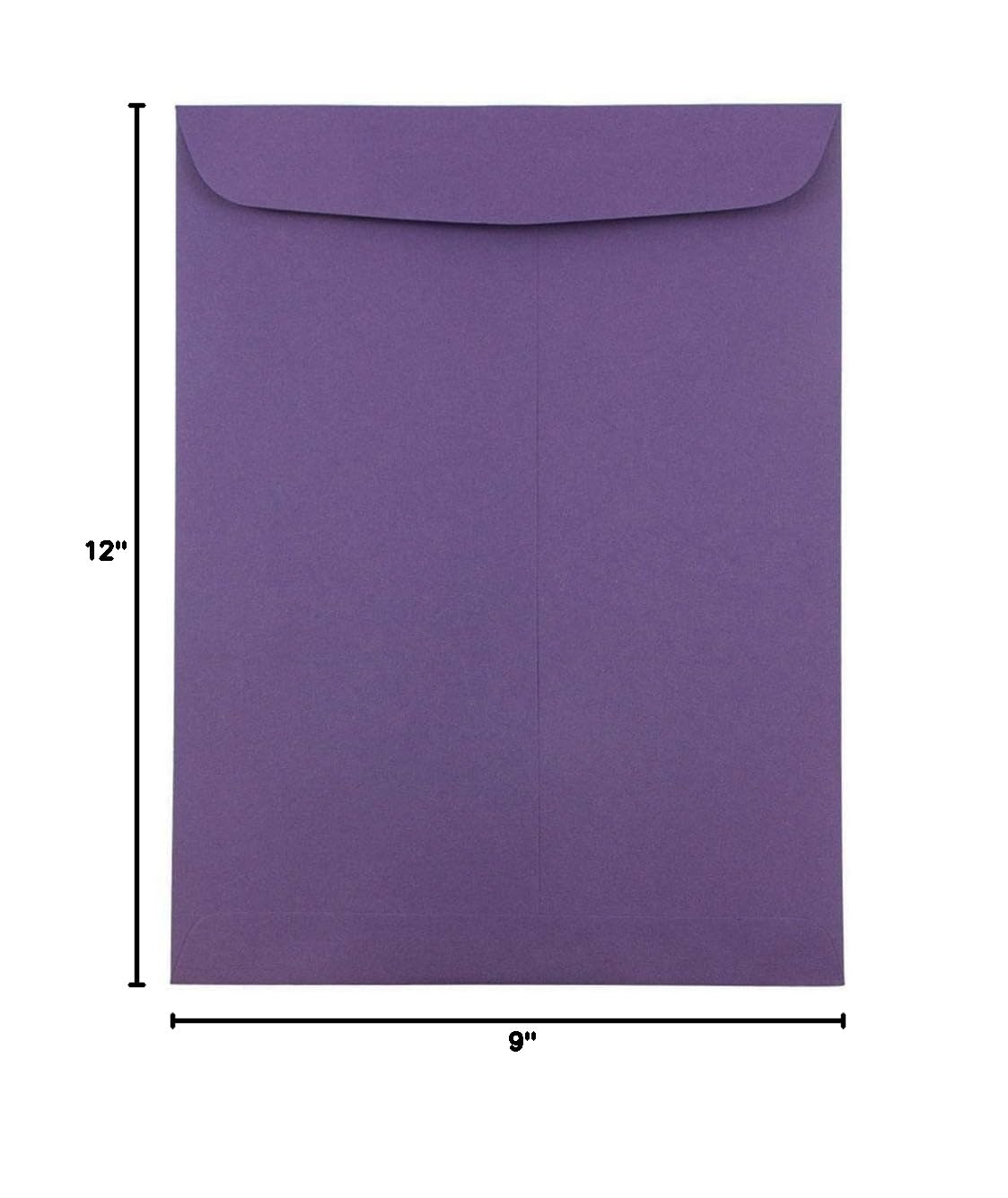 JAM PAPER 9 x 12 Open End Catalog Premium Envelopes - Dark Purple - 100/Pack - Perfect for Business Mailings, Brochures, and Marketing Materials