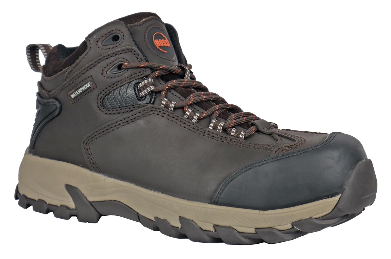HOSS Boots Men's Frontier Composite Toe Hiking & Work Safety Shoes - Durable Outdoor Hiking, Construction & Casual Wear