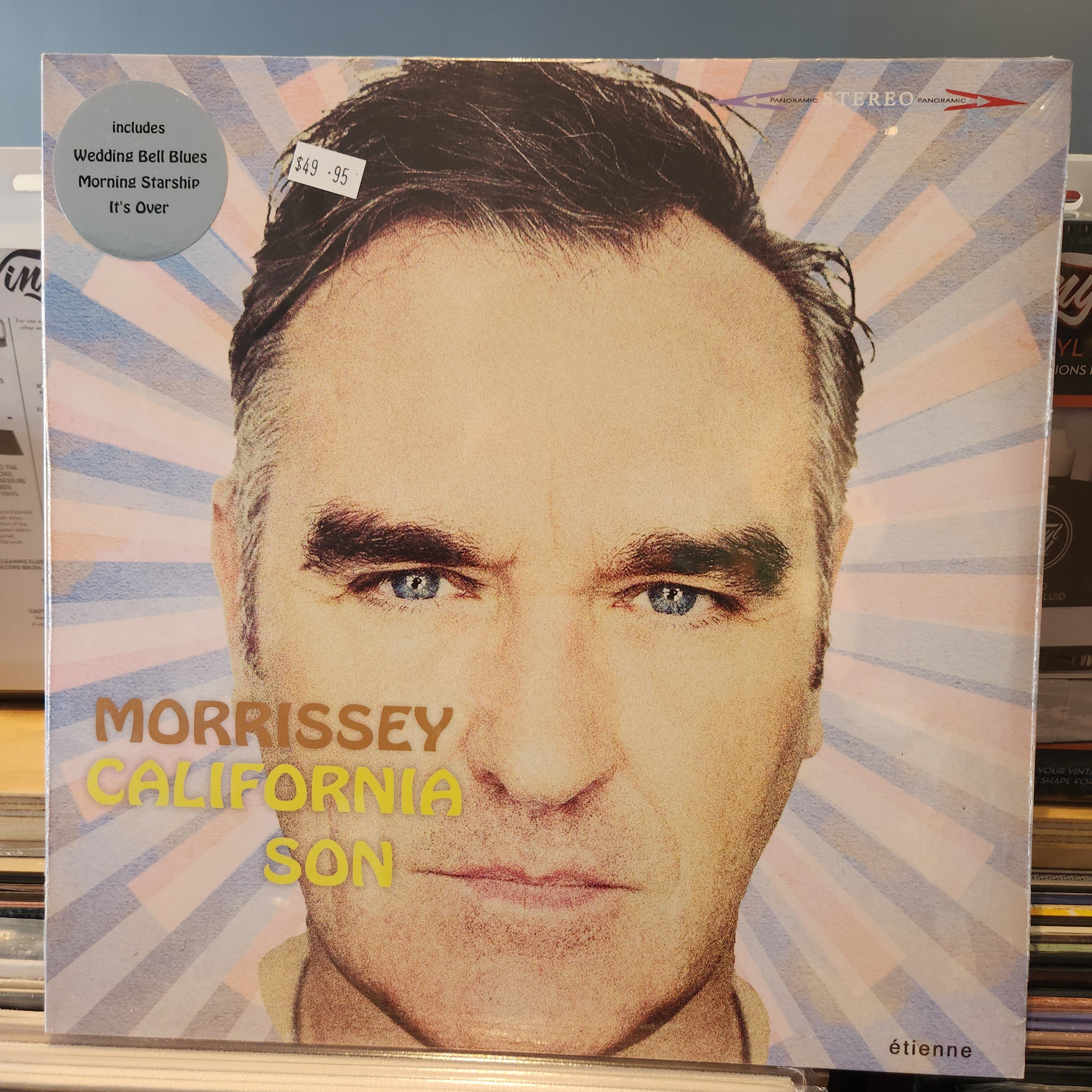 Morrissey California Son Vinyl LP Record - Limited Edition Alternative Rock Music for Collectors & Audiophiles - Perfect for Home Listening & Gifting