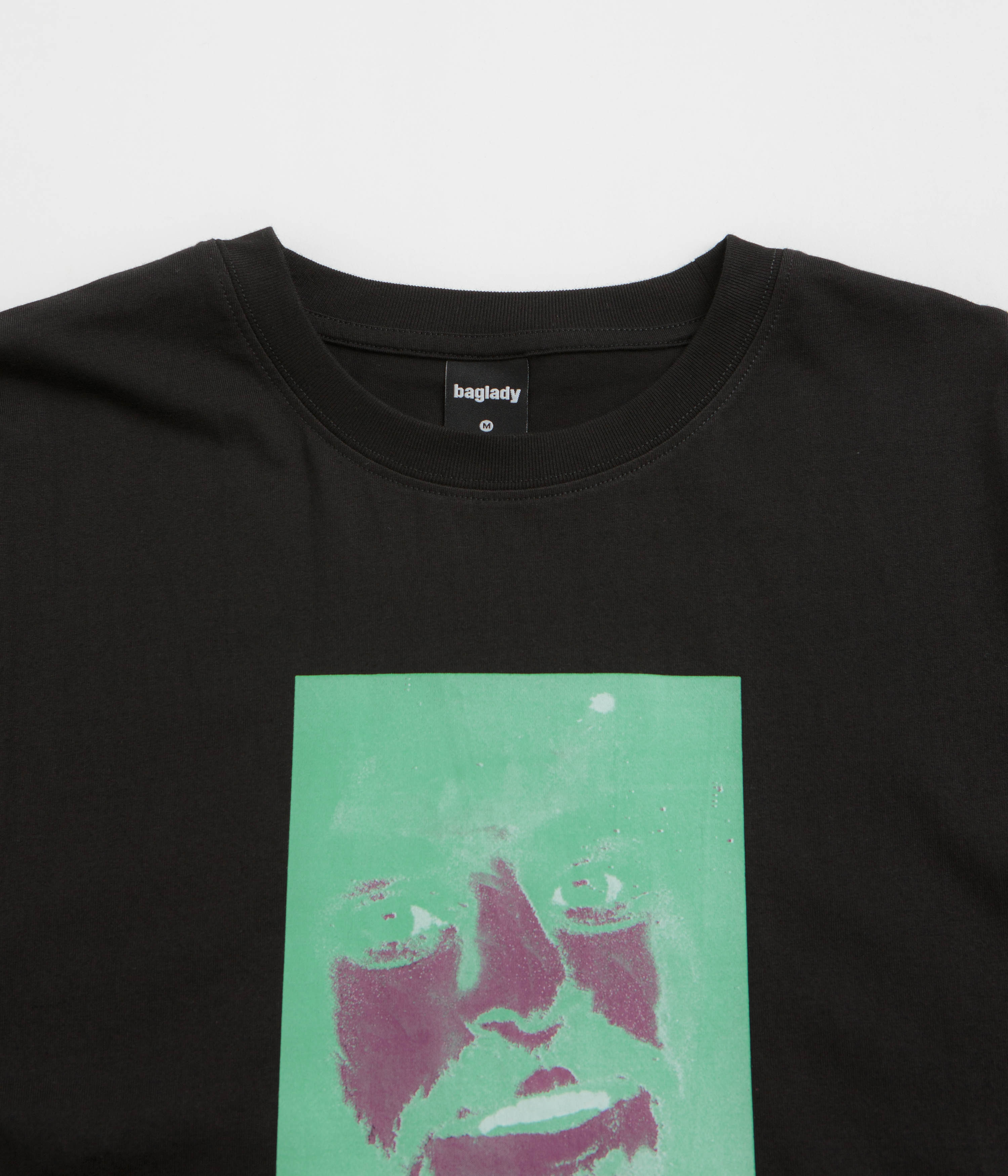 Baglady Composure T-Shirt for Women - Stylish Black Cotton Tee for Casual Wear, Outfits & Everyday Comfort