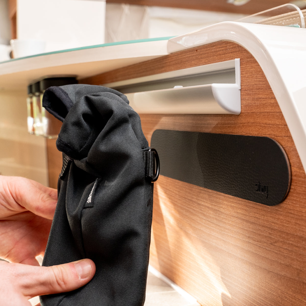 Small Magnetic Bag with Strip - Perfect for Office, Home & Travel Organization