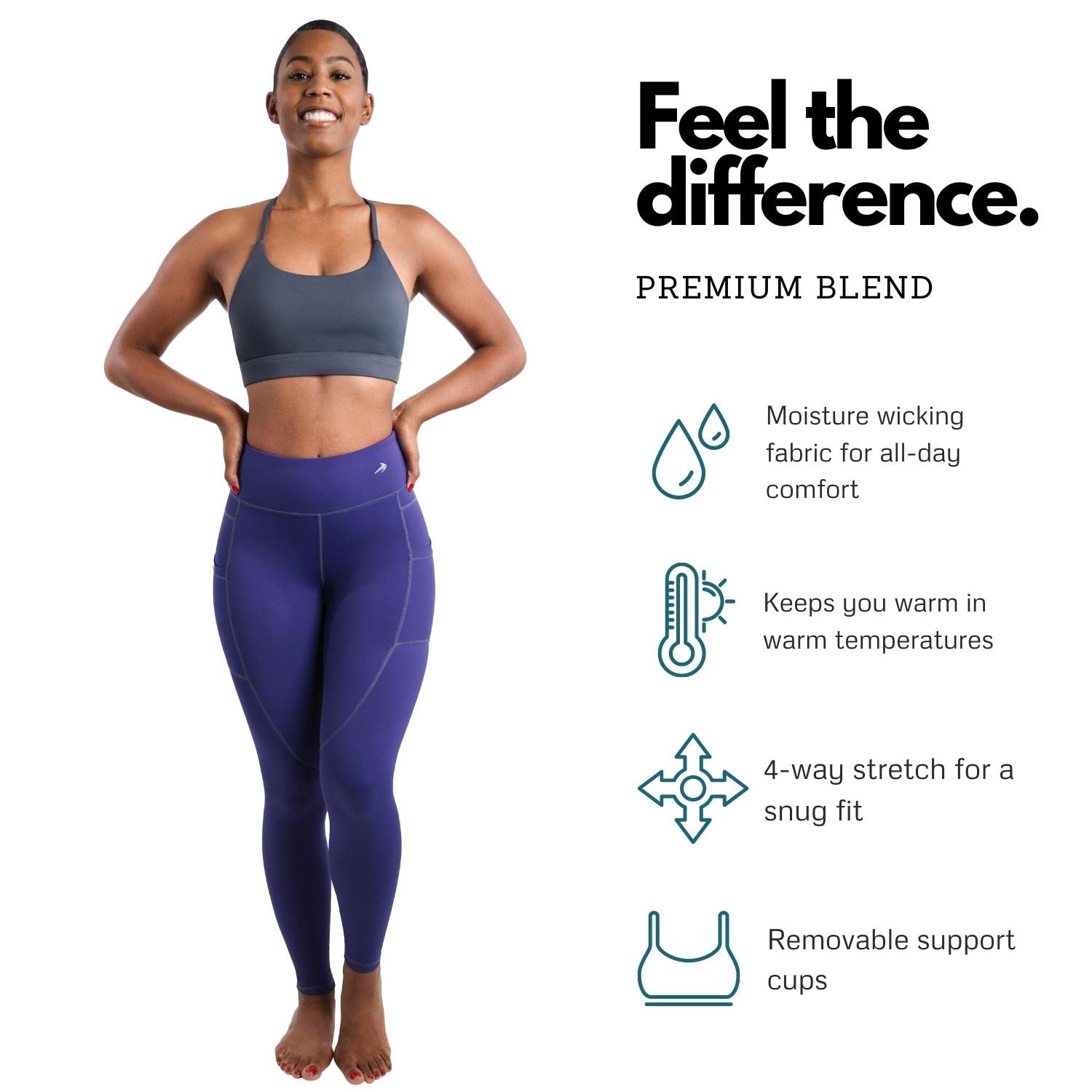 CompressionZ Women's High Impact Sports Bra - No-Bounce Support for Running, Workout & Fitness | Perfect for Gym, Yoga & Active Lifestyle