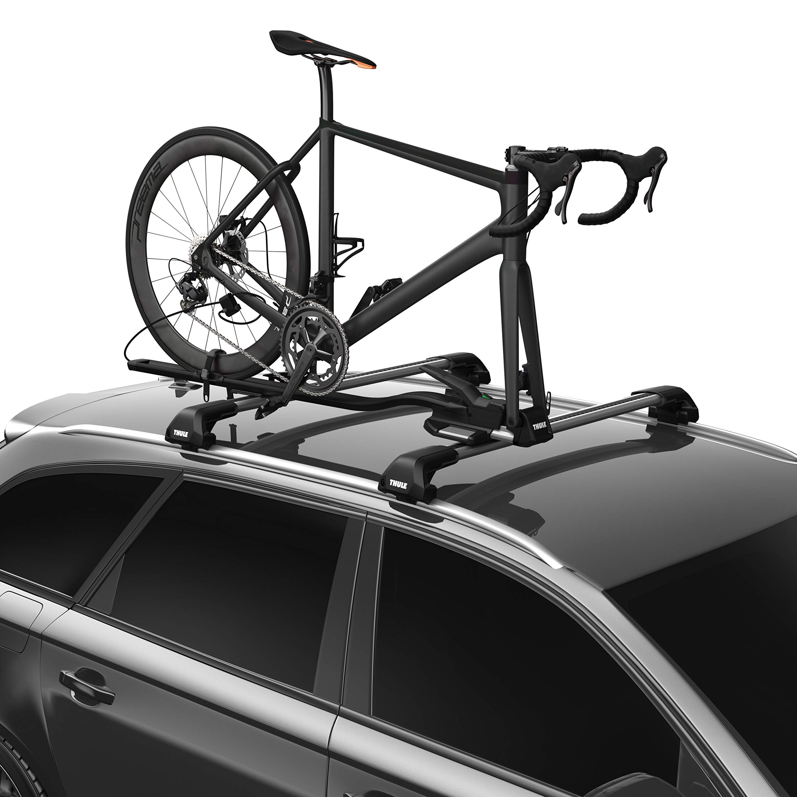 Thule TopRide Roof Mounted Bike Rack - Secure & Easy-to-Use Bicycle Carrier for Cars, SUVs & Trucks | Perfect for Road Trips, Mountain Biking & Outdoor Adventures