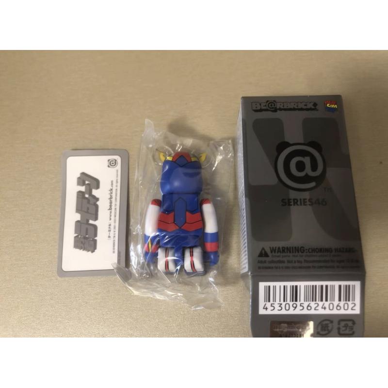 Bearbrick Series 46 Secret Brave Raideen 100% Collectible Figure - Limited Edition Japanese Anime Vinyl Art Toy for Display & Collection - Perfect for Anime Fans, Home Decor, and Gift Giving