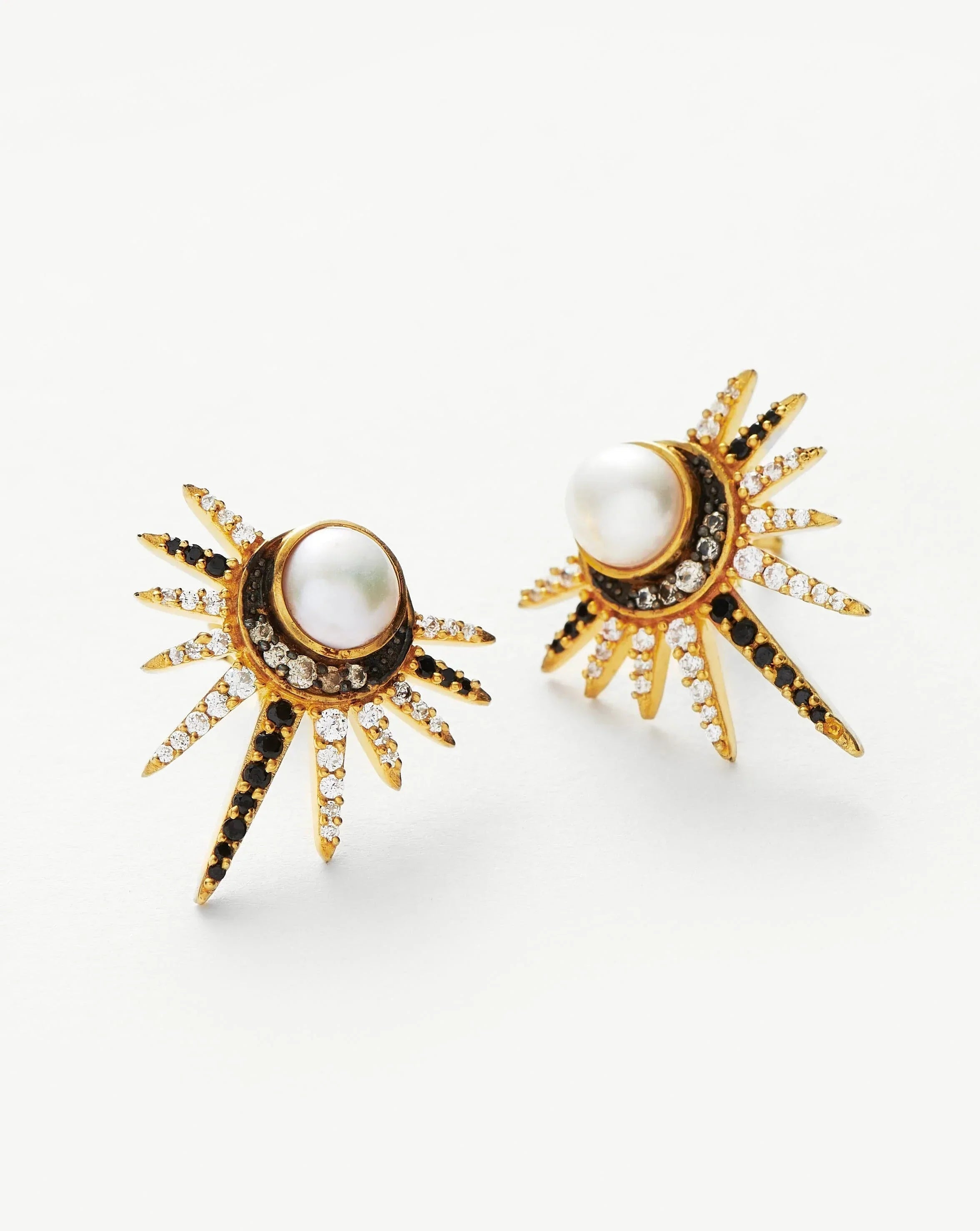 Harris Reed Celestial Stud Earrings - Elegant Star & Moon Design, Hypoallergenic Stainless Steel Earrings for Women | Perfect for Everyday Wear, Date Nights & Special Occasions