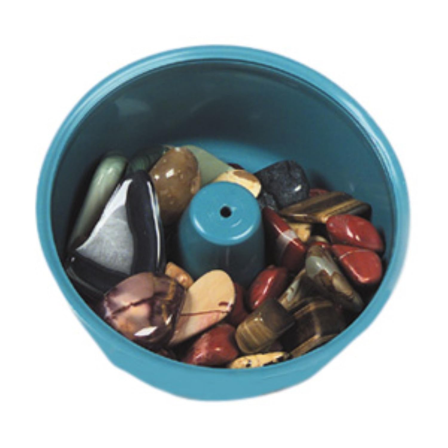 Raytech 23 009 TV 10 Standard Vibratory Tumbler - 0.10 Cubic Feet Bowl Capacity, 115V 60Hz, Blue & Black - Perfect for Jewelry Polishing, Metal Finishing, and Small Parts Deburring
