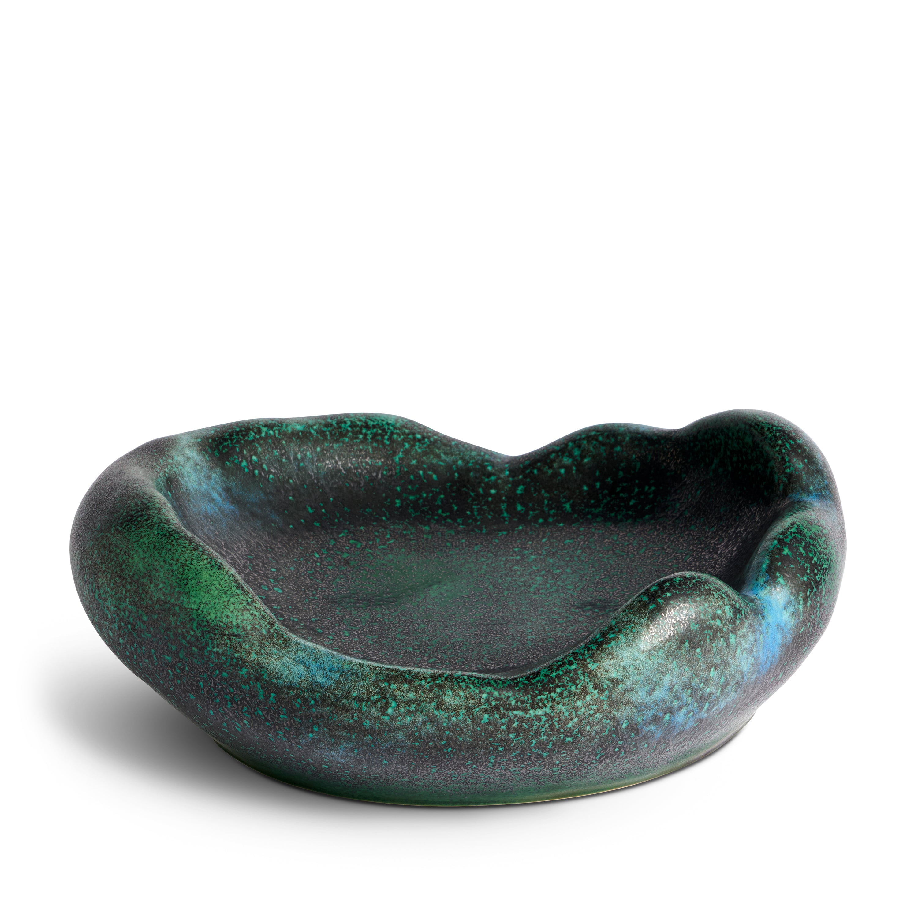 Premium Cenote Coupe Bowl - Large Handmade Ceramic Serving Bowl for Salads, Pasta & Fruit - Perfect for Entertaining & Family Dinners